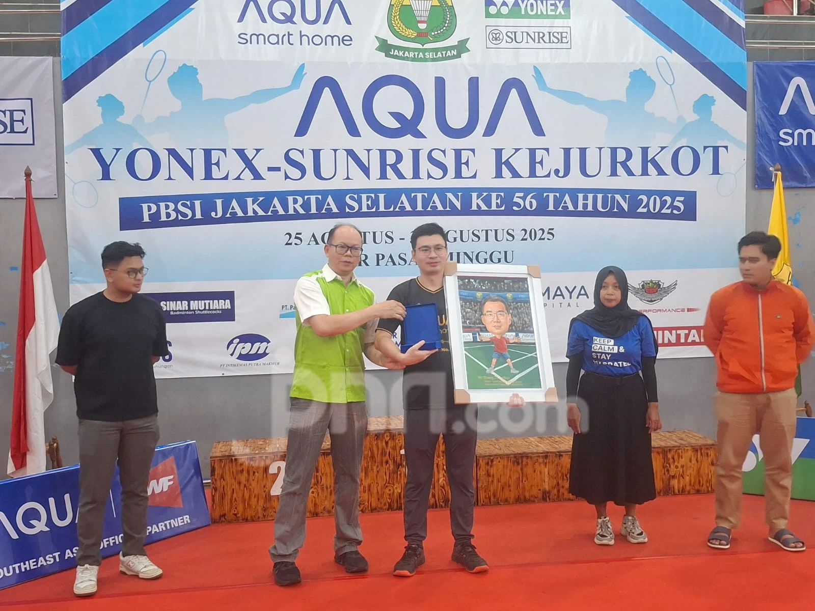 AQUA Yonex Sunrise Kejurkot PBSI Jakarta Selatan Mendukung Regenerasi