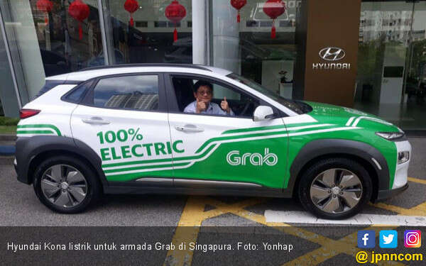 Tekan Polusi Udara, Grab Tambah 1.000 Unit Mobil Listrik