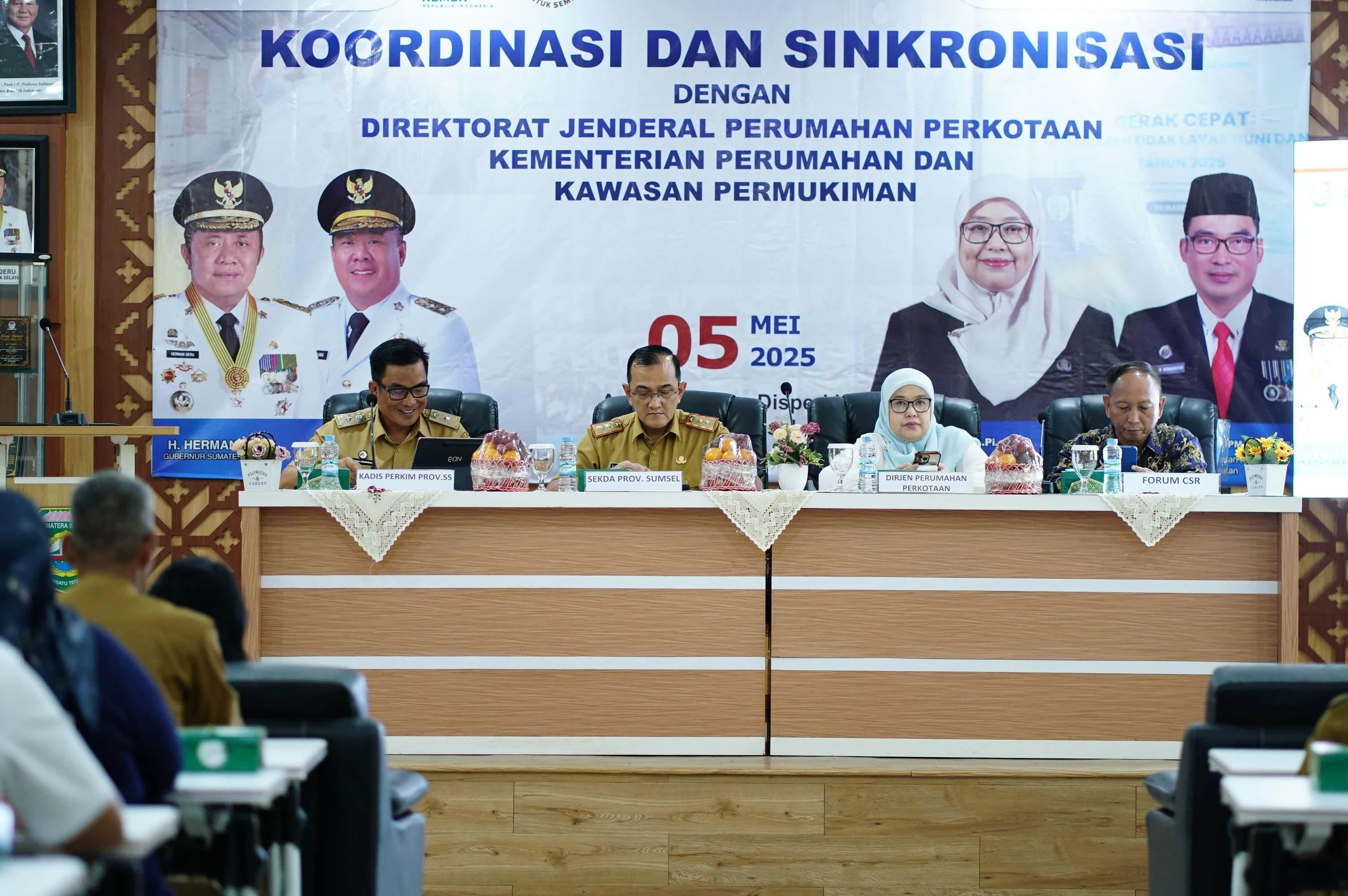 Dukung Asta Cita, Pemprov Sumsel Selaraskan Program 3 Juta Rumah dengan Visi Misi HDCU
