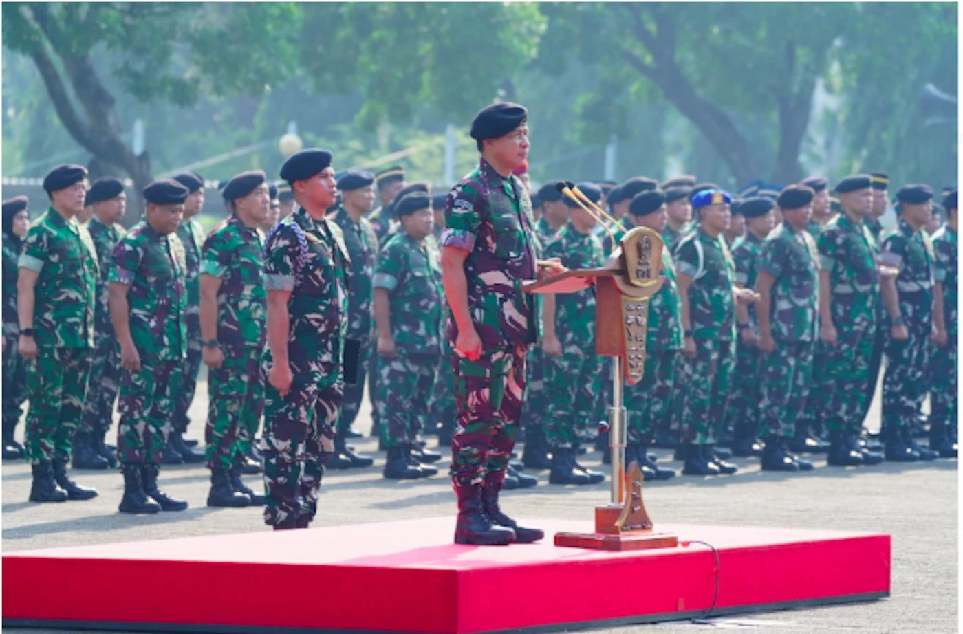 Panglima TNI Jenderal Agus Minta Prajuritnya Lanjutkan Pengabdian Kepada Bangsa dan Negara