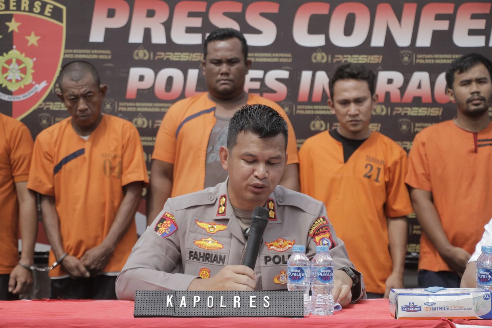 Sindikat Curanmor Ditangkap di Inhu, Pelaku Palsukan Ratusan STNK
