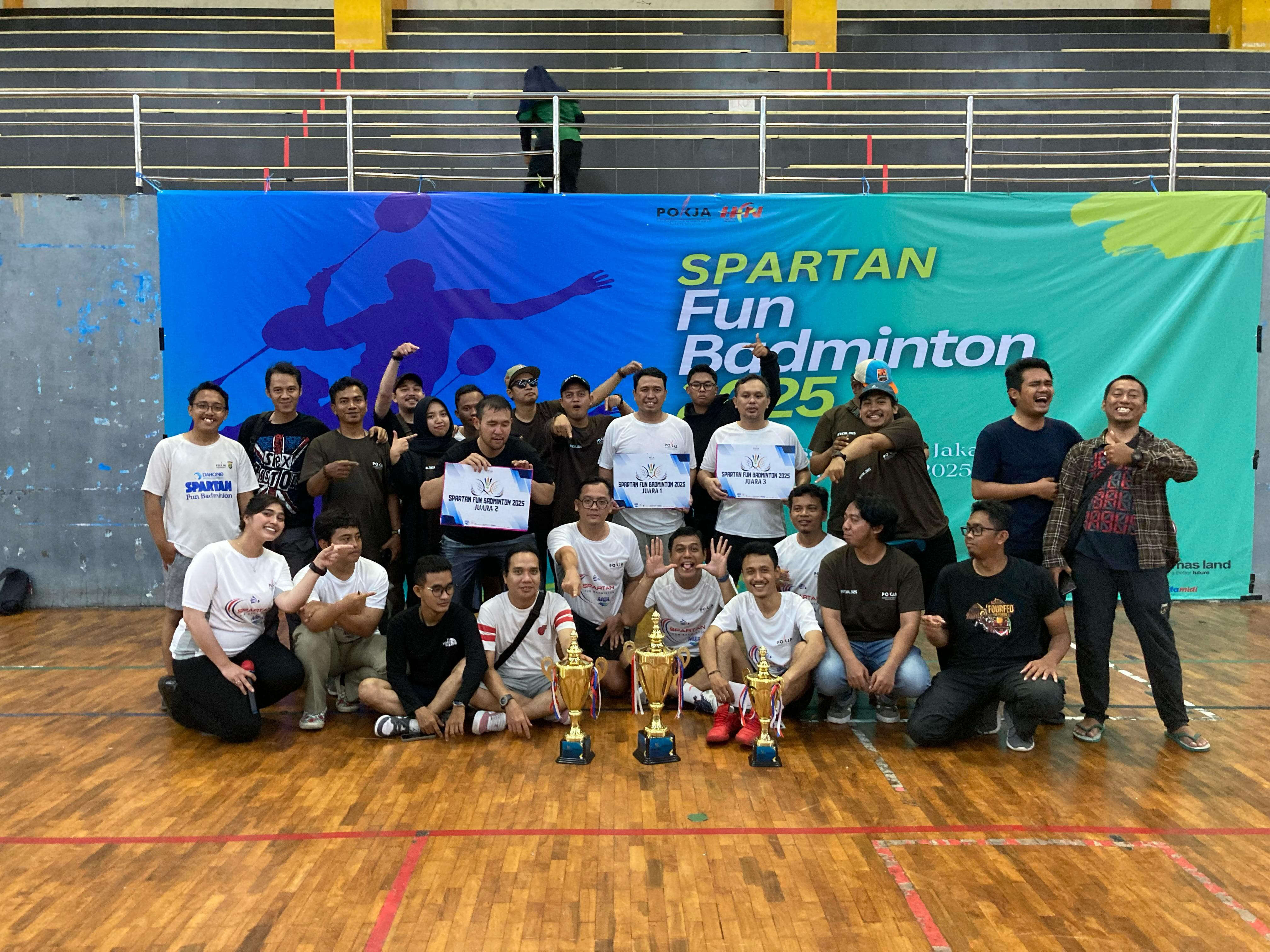 Perkuat Solidaritas, Pokja Wartawan Jaksel Gelar Spartan Fun Badminton 2025