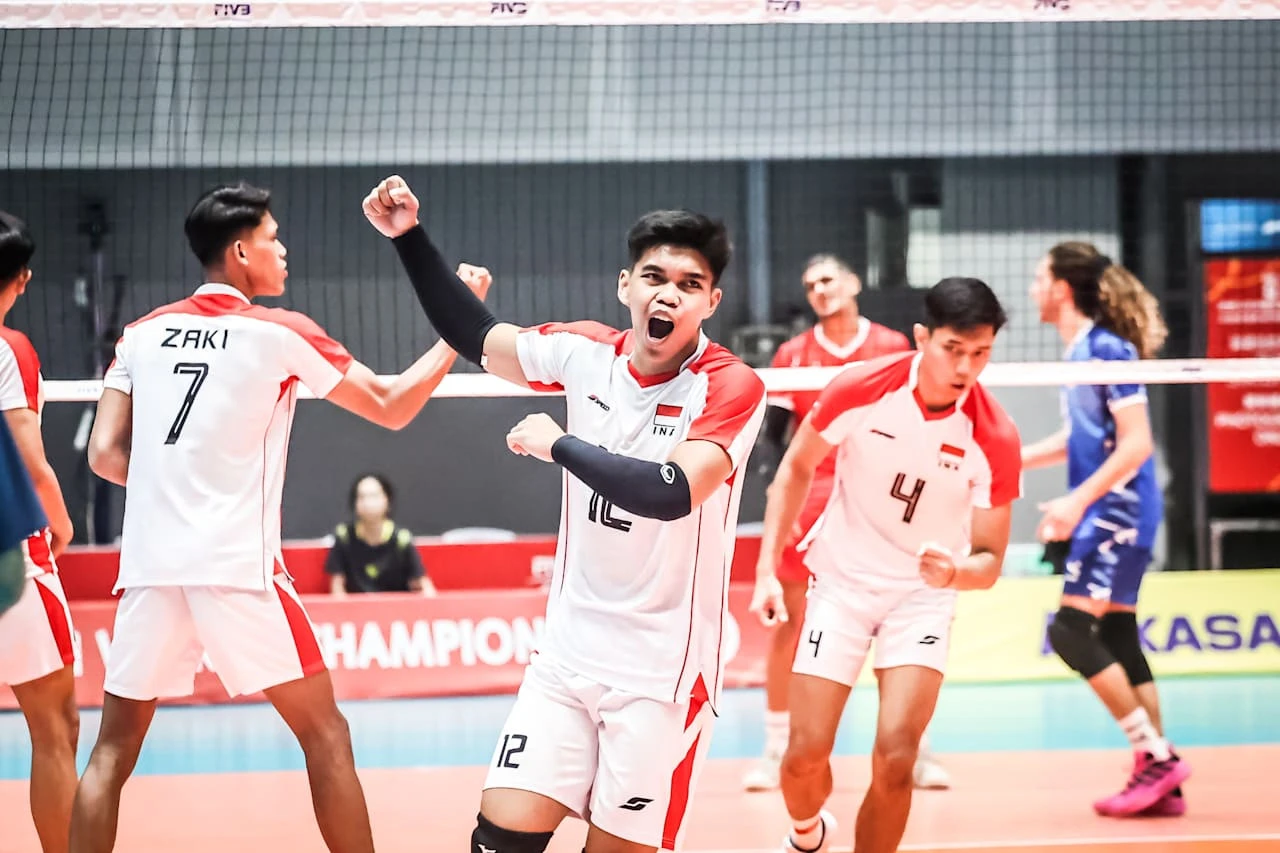 Badai Cedera Tak Hentikan Timnas Voli Putra Indonesia, Strategi Jitu Berbuah Kemenangan