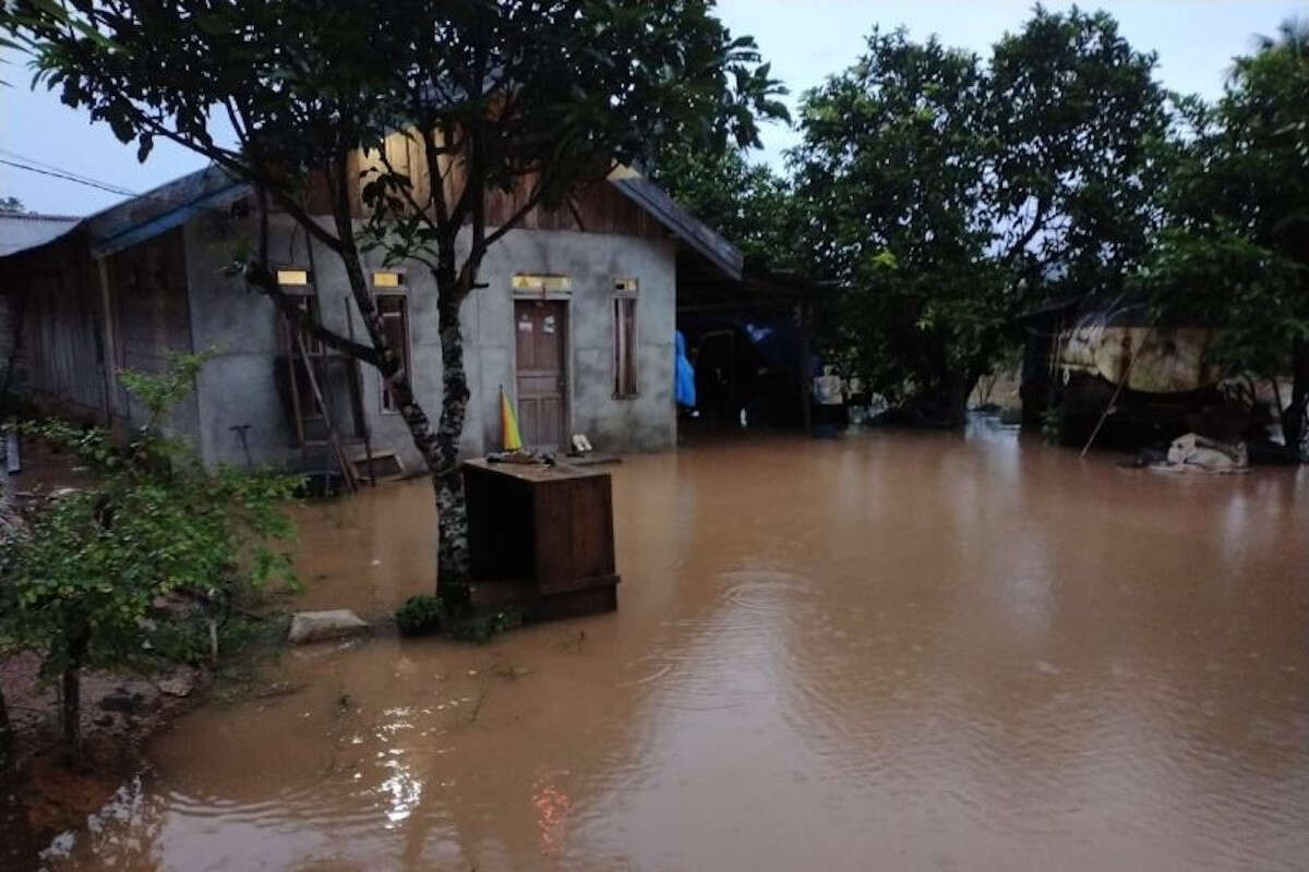 Curah Hujan Tinggi, 6 Desa di Sulteng Terendam Banjir