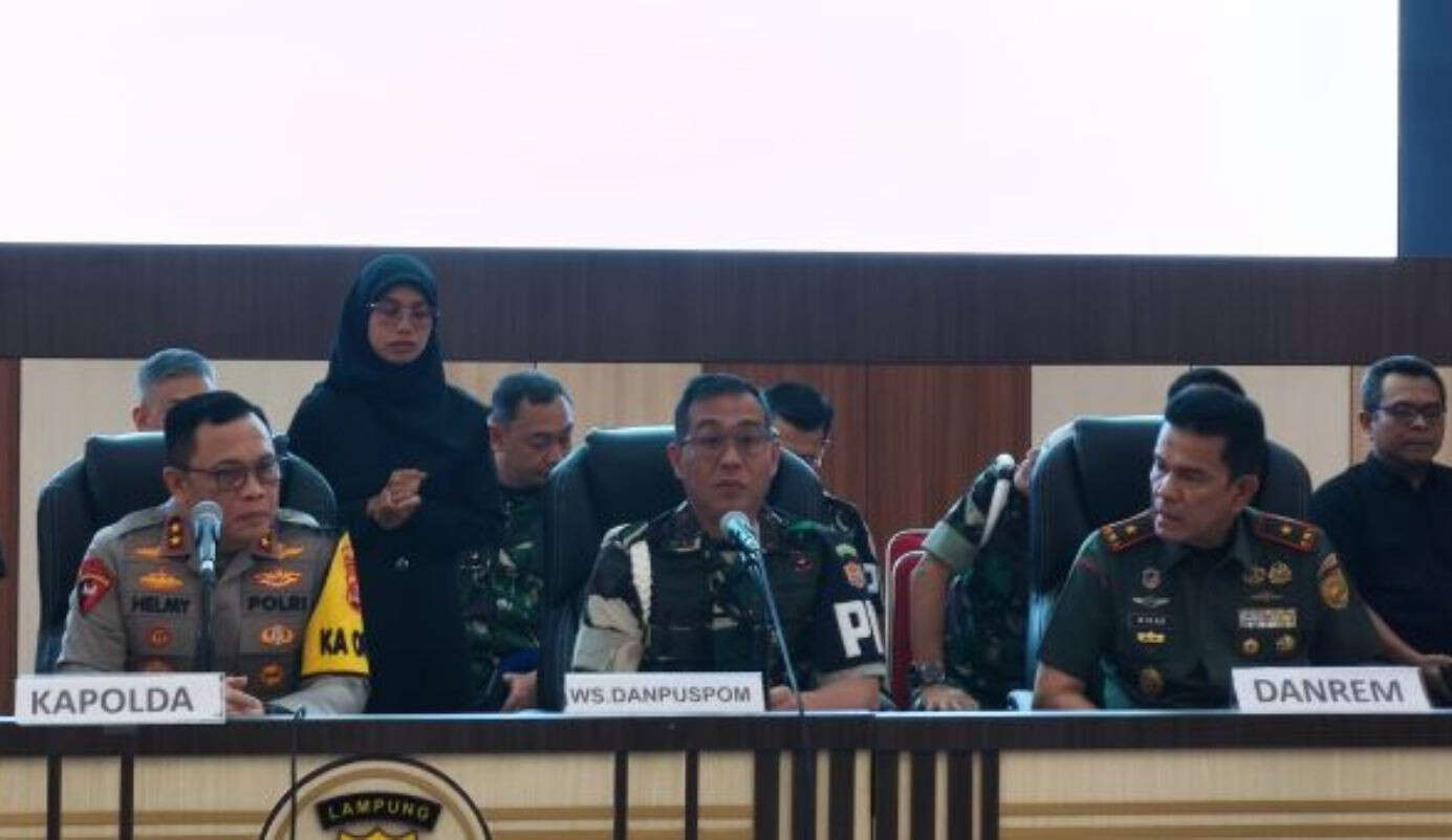 Anggota TNI Penembak 3 Polisi di Way Kanan Terancam Dipenjara Sampai Mati