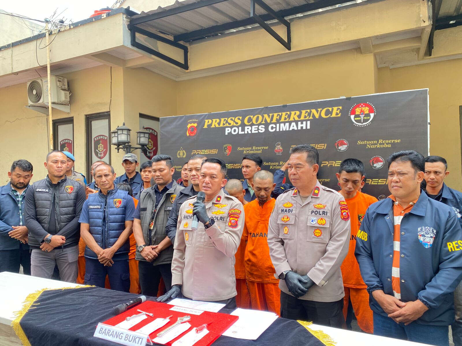 9 Pelaku Curanmor Ditangkap di Bandung Raya, Ada Residivis