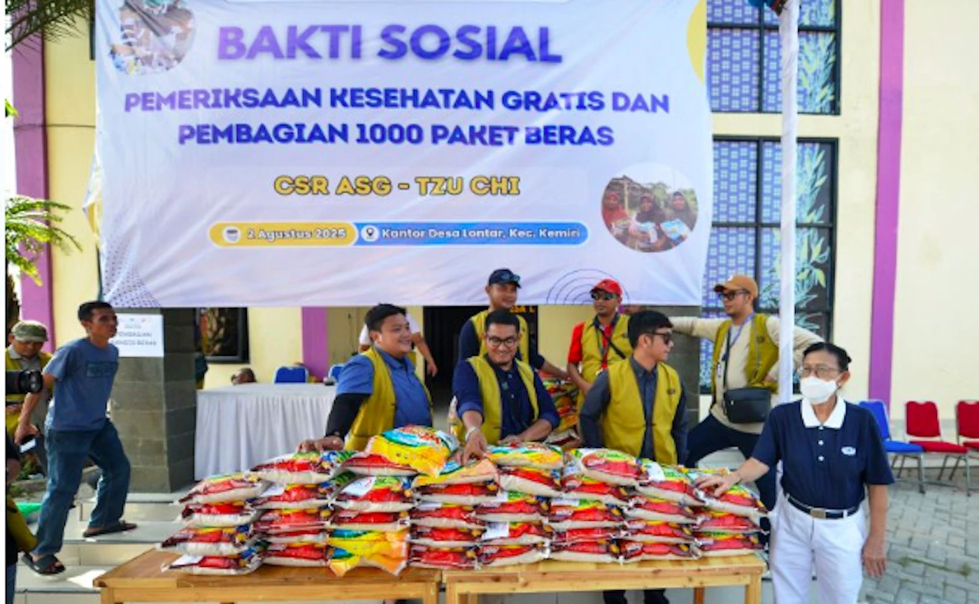 Gelar Baksos, ASG dan Buddha Tzu Chi Ajak Warga Lontar Doyong Hidup Sehat