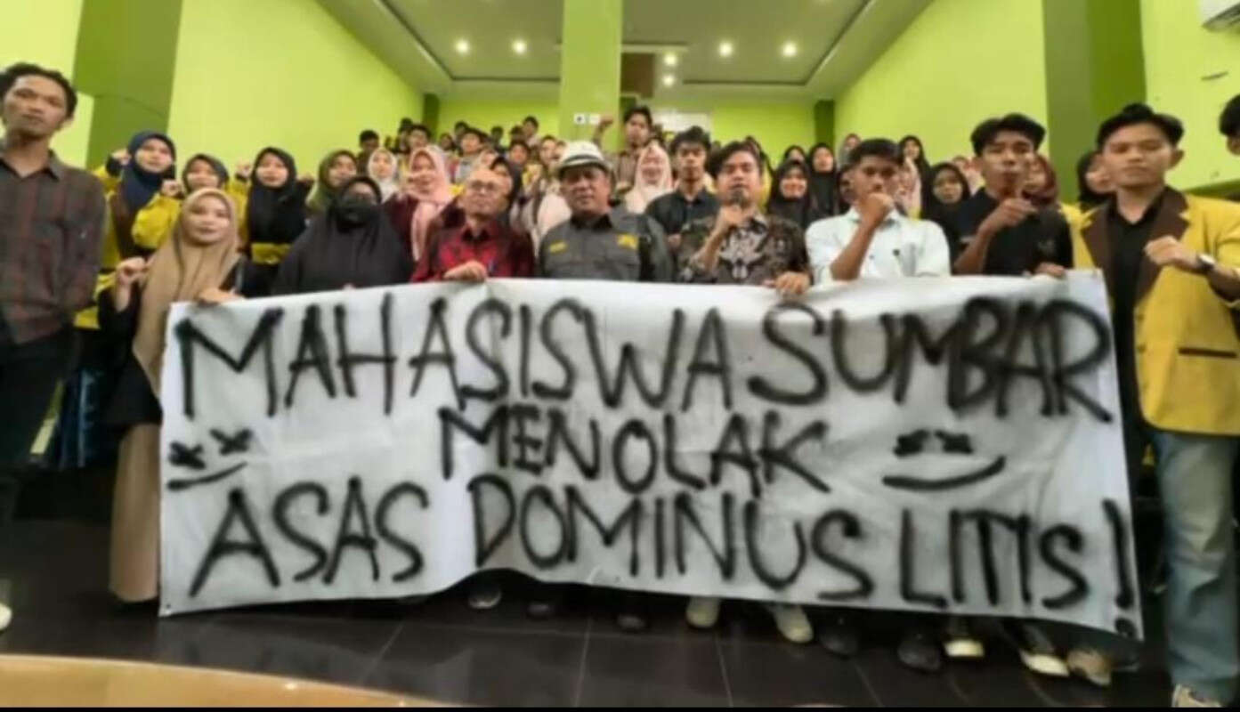 Mahasiswa Sumbar Tolak Asas Dominus Litis yang Mengancam Keutuhan Sistem Peradilan