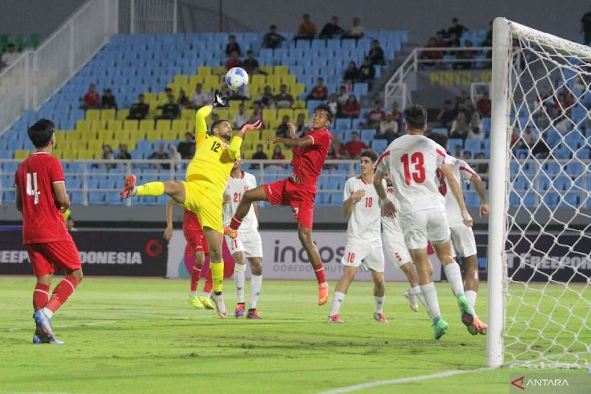 Timnas U-20 Indonesia Masih Kesulitan Membongkar Pertahanan Yordania