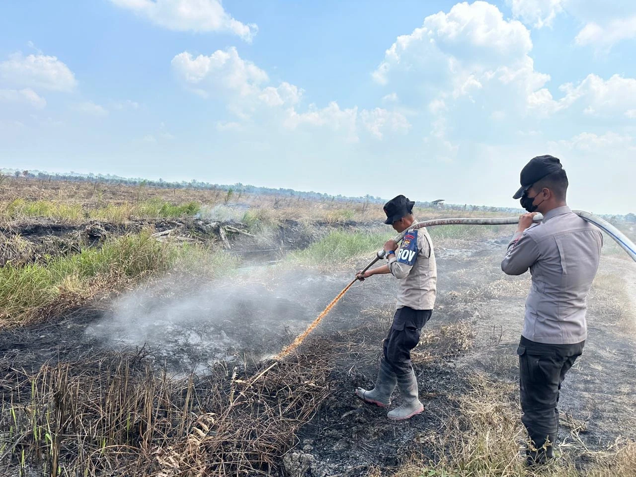 Sebelum Gugur, Ipda Donald 3 Pekan di Garis Depan Padamkan Karhutla