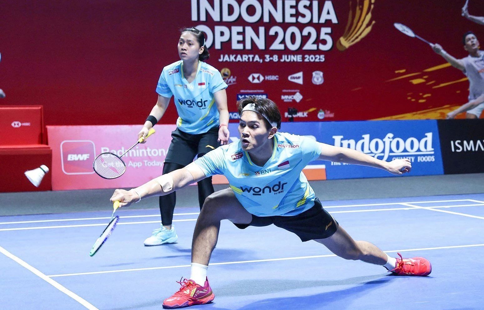 Indonesia Open 2025: Adnan/Indah Buat Kejutan, Unggulan 1 Pulang Lebih Cepat