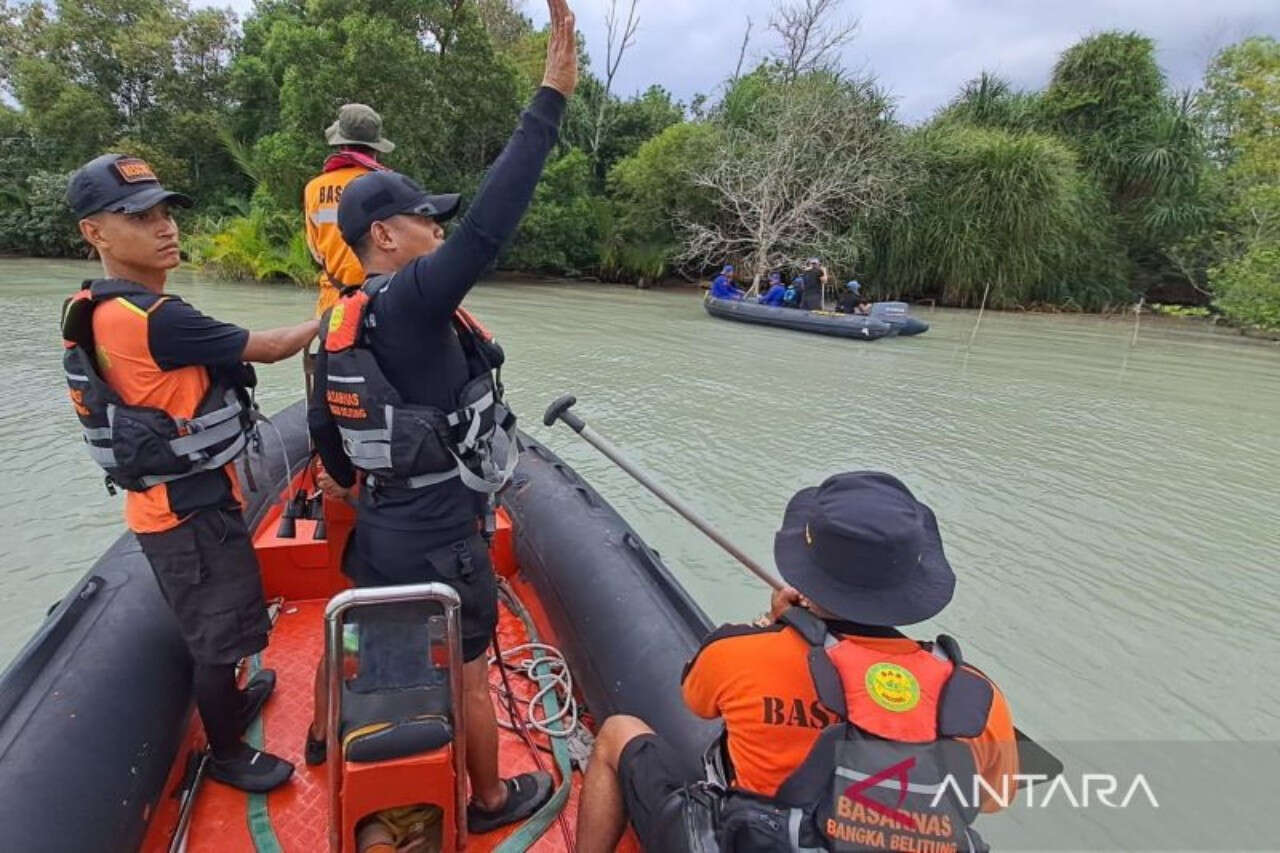 Bocah Diserang Buaya di Muara Pangkalbalam, Tim SAR Pangkalpinang Melakukan Pencarian