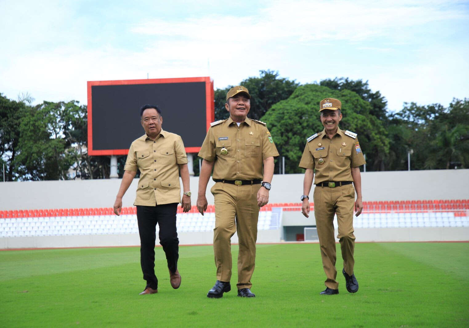 Herman Deru Sebut Stadion Bumi Sriwijaya Selesai Direnovasi, Remaja Kembali