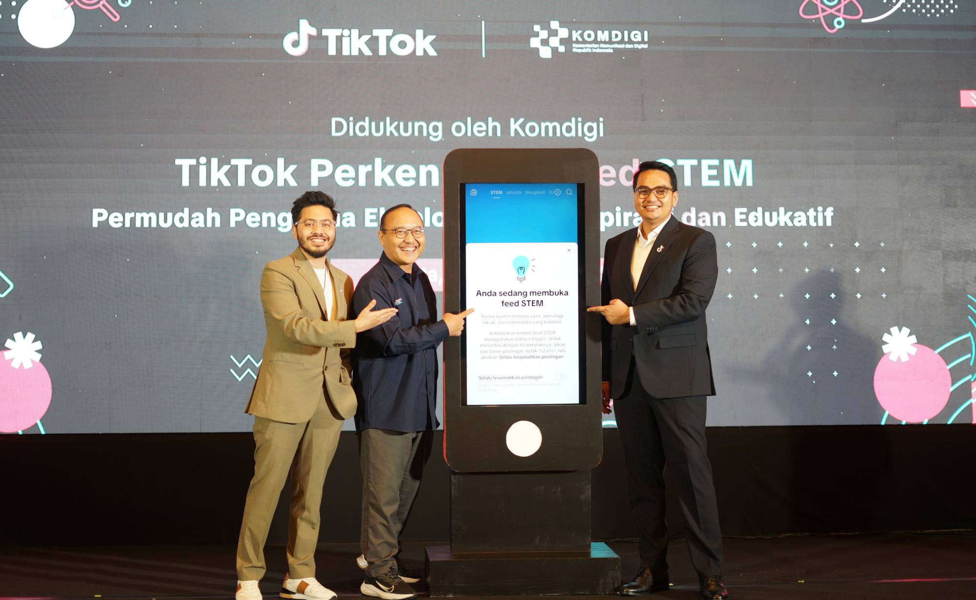 TikTok Perkenalkan Feed STEM di Indonesia