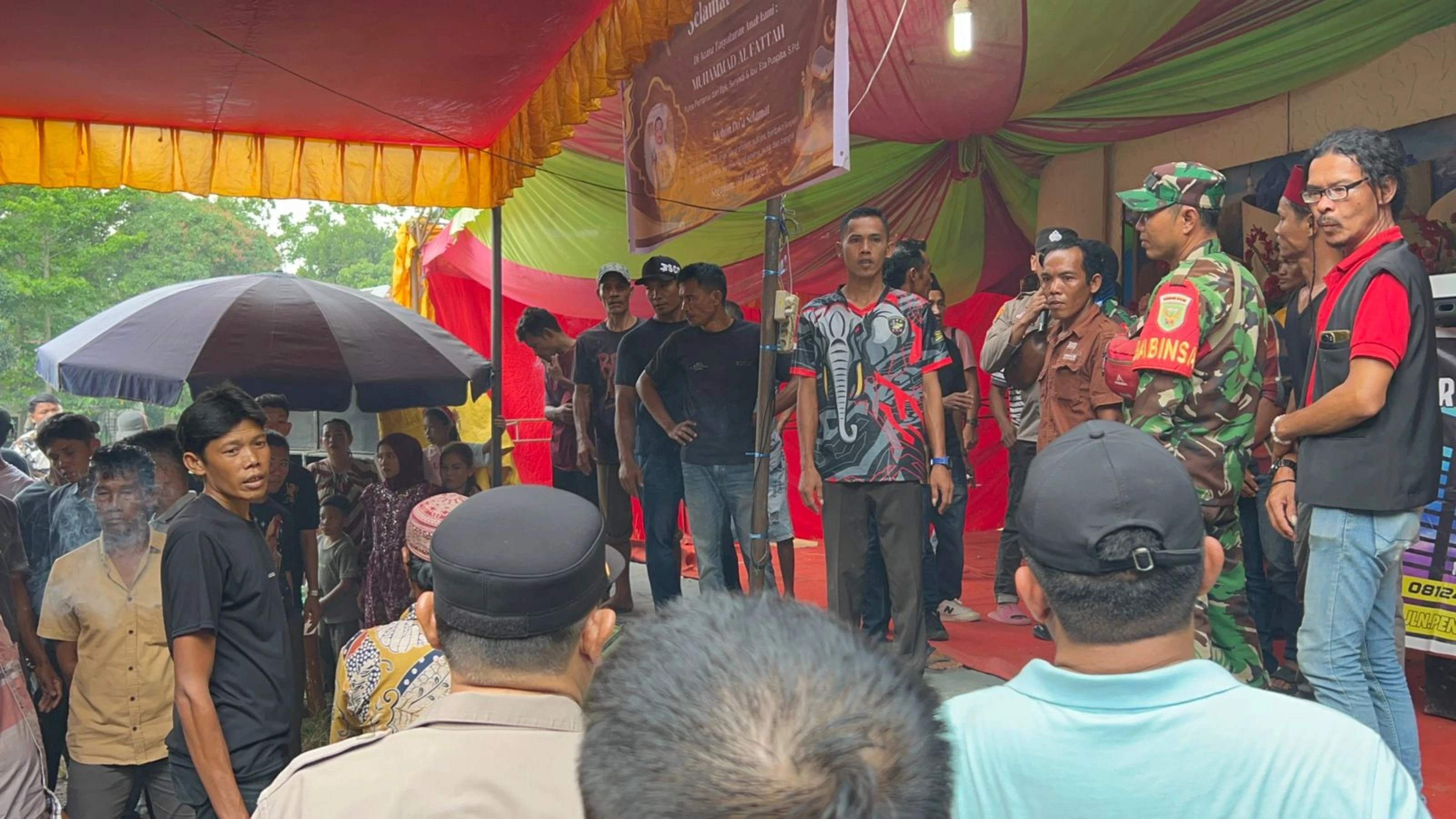 Tim Gabungan Bubarkan Musik Remix Acara Akikah di Ogan Ilir