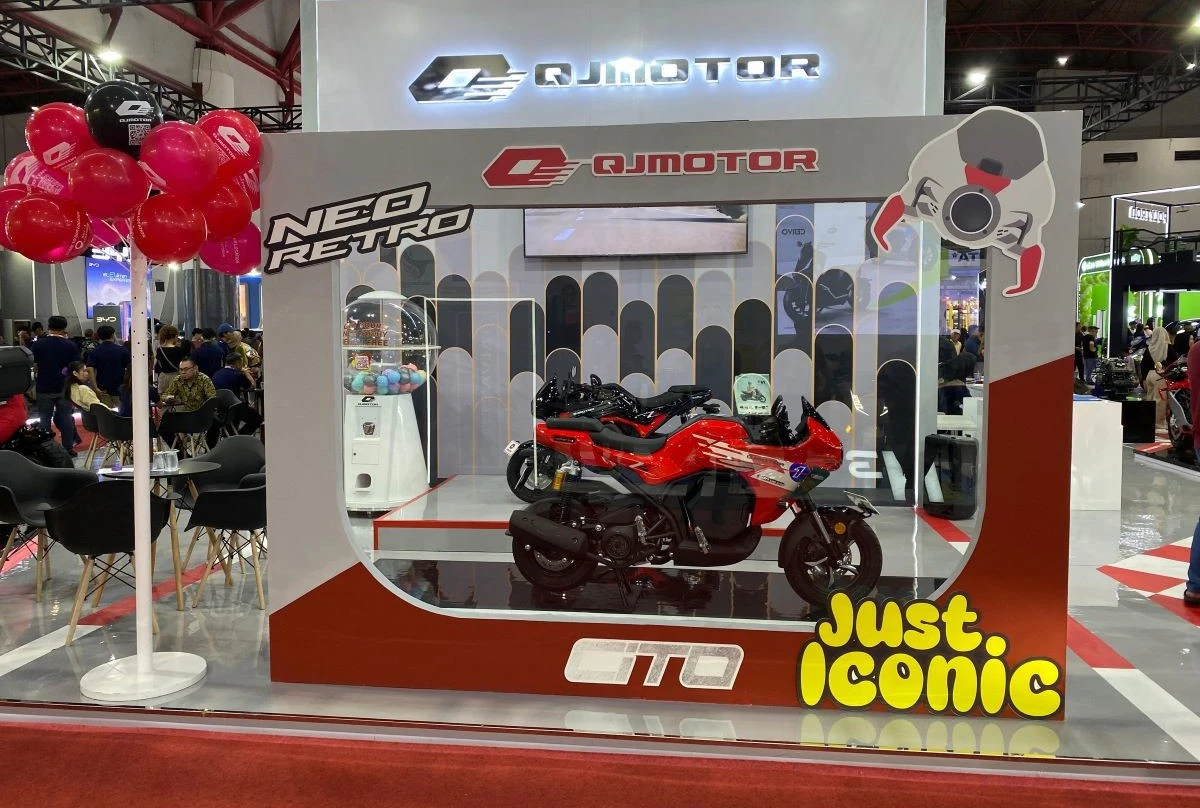 QJMotor CiTO 150, Motor Mini Sport Bergaya Retor Curi Perhatian di Jakarta Fair 2025