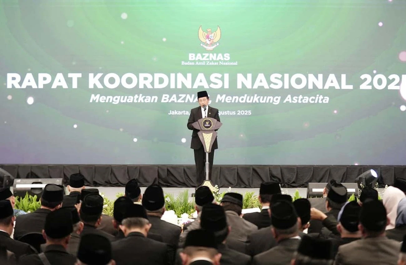 Sukseskan Asta Cita, Menag RI Buka Rakornas BAZNAS 2025