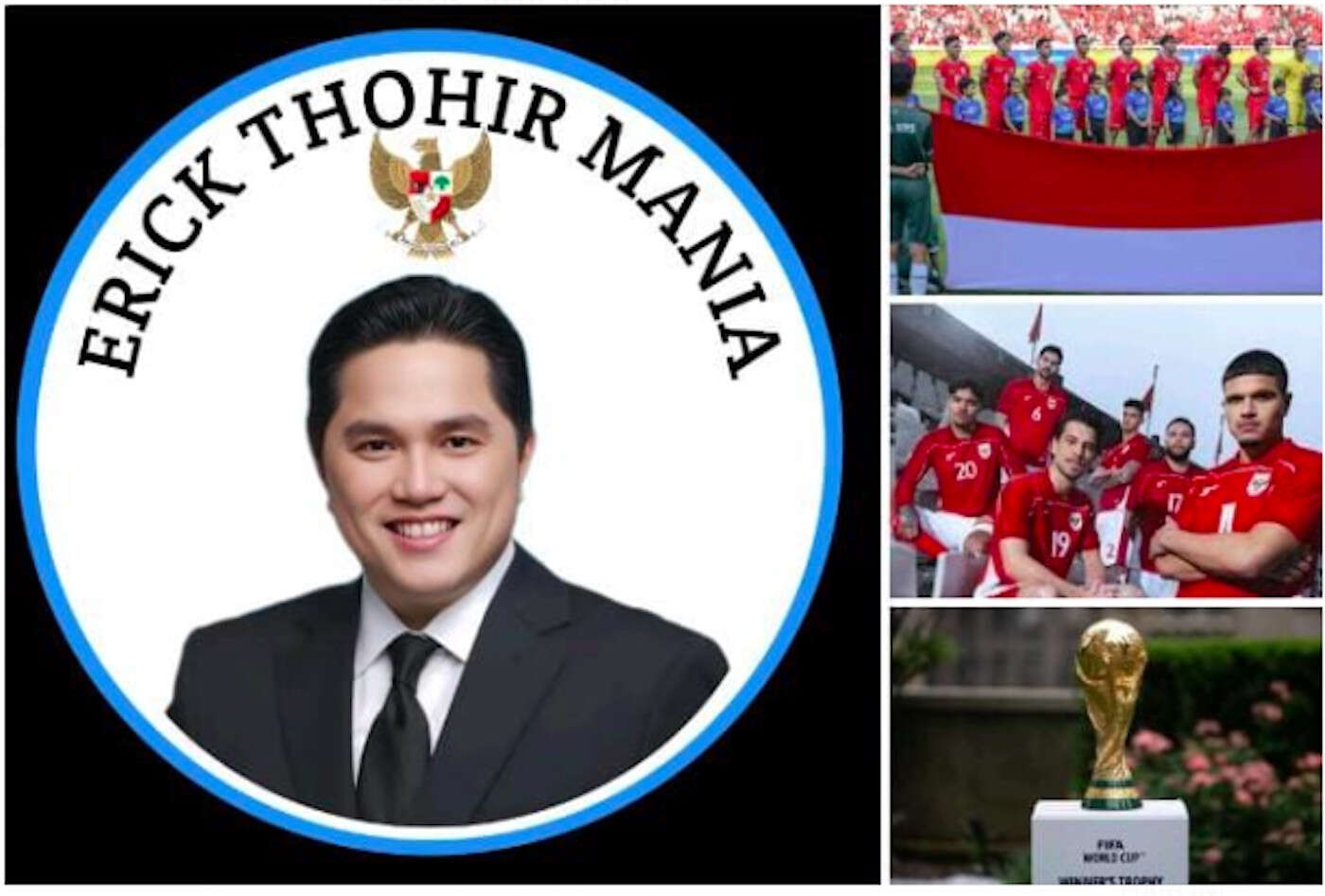 Erick Thohir Mania Optimistis Timnas Indonesia Menang Lawan Australia dan Bahrain