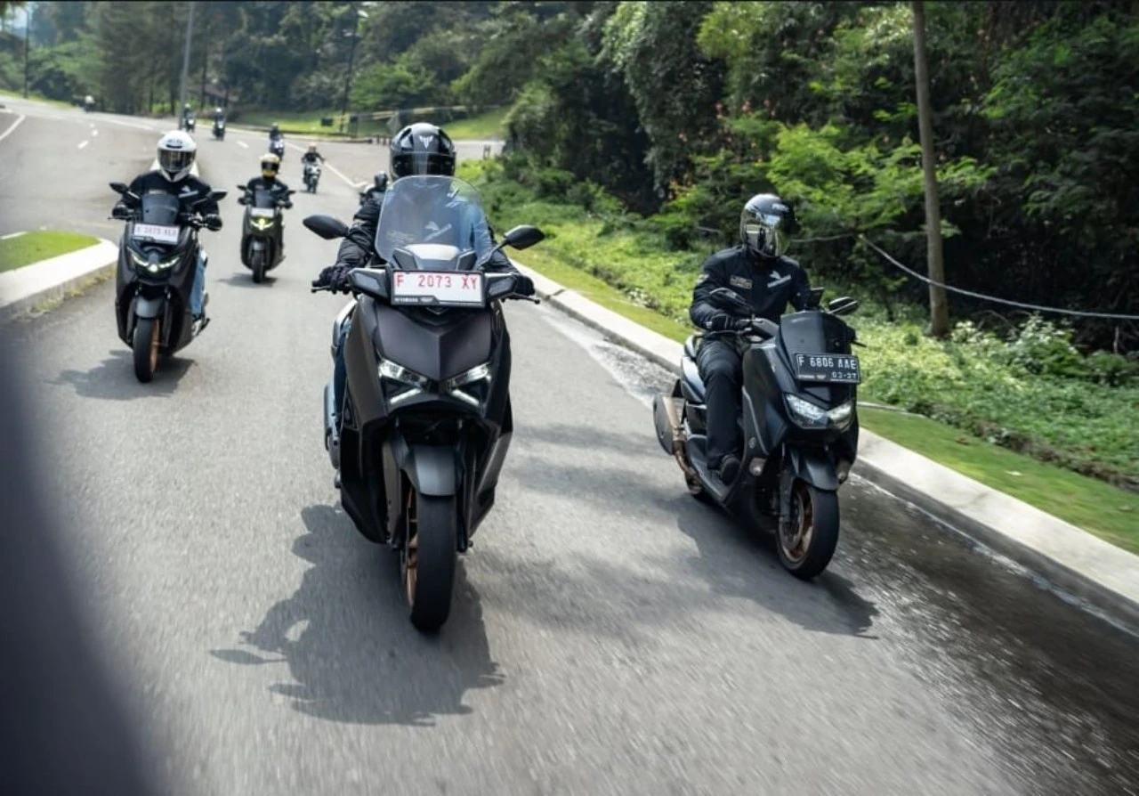 Gelar Touring Merayakan Satu Dekade Yamaha Nmax, JMC Makin Guyub