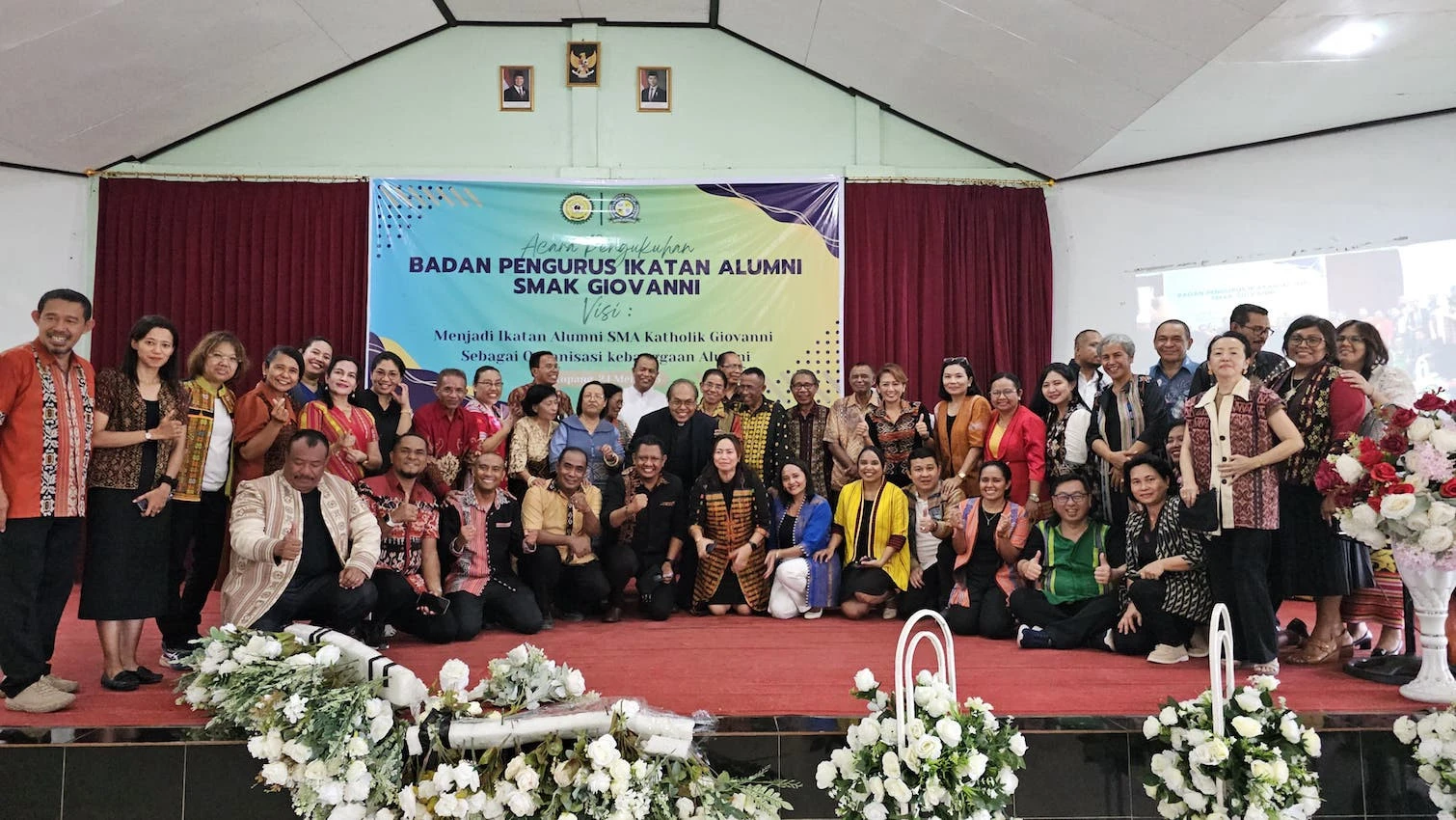 Pengurus Ikatan Alumni Giovanni Resmi Dilantik, Dokter Imelda Terpilih Pimpin IKA Givans