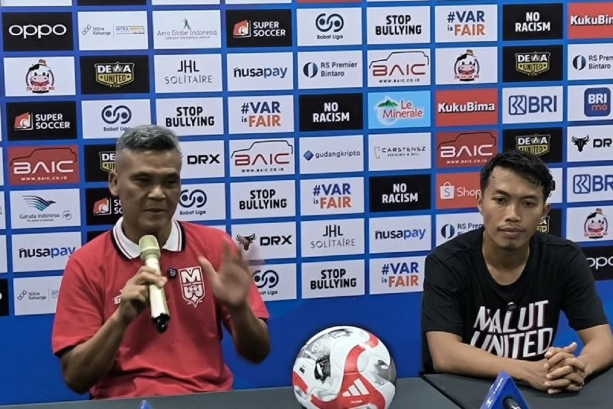 Malut United Menghajar Dewa, Pelatih Kampung Ungkap Kunci Kemenangan