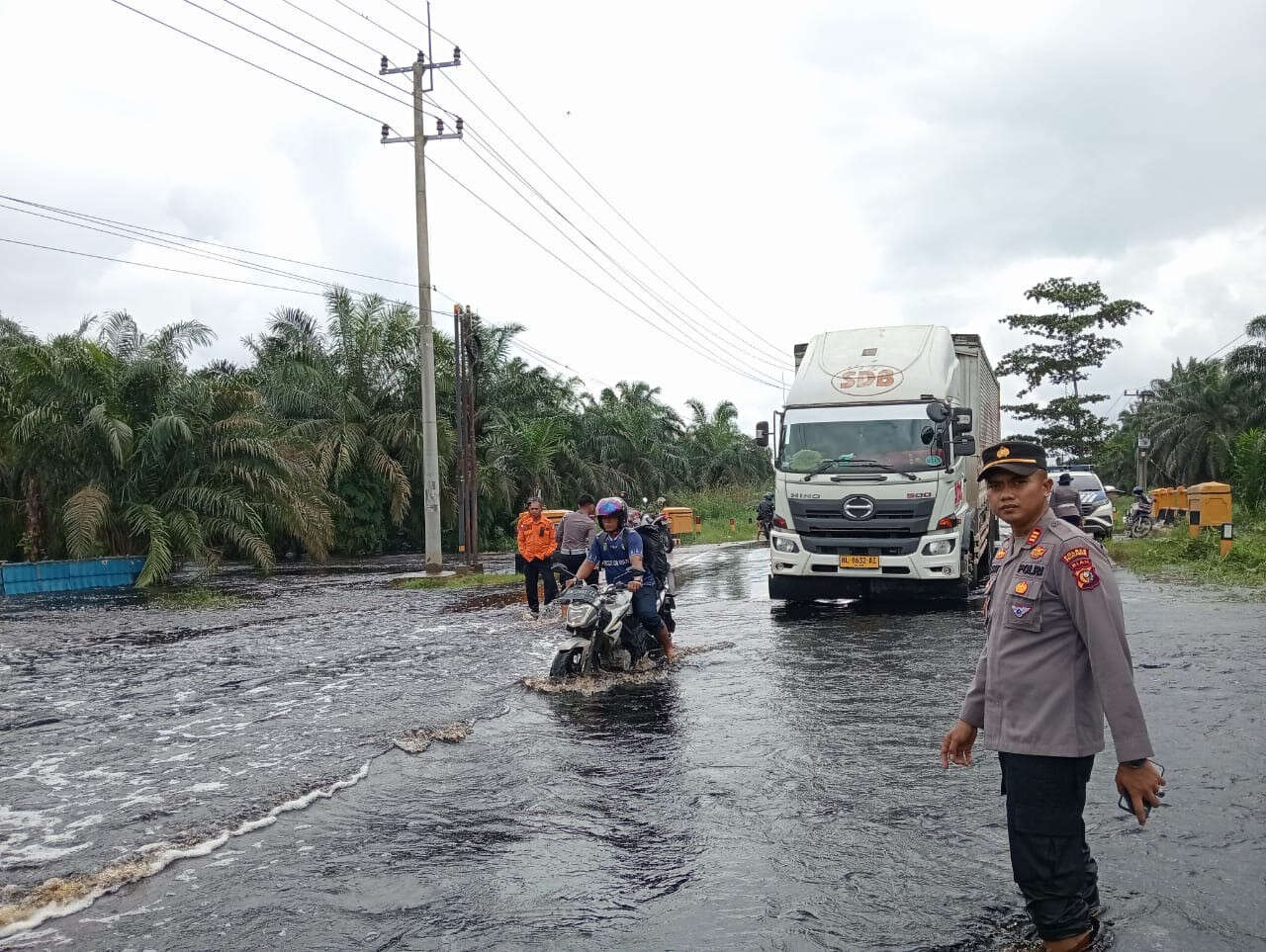 Ini Upaya Polda Riau Cegah Distribusi Sembako Terganggu Saat Melewati Jalintim KM 83