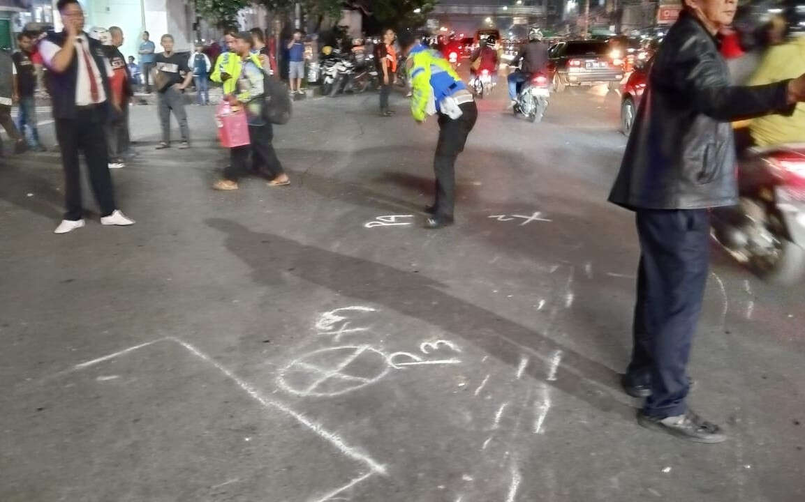 Tabrakan Beruntun di Cicaheum Bandung, Seorang Pejalan Kaki Tewas