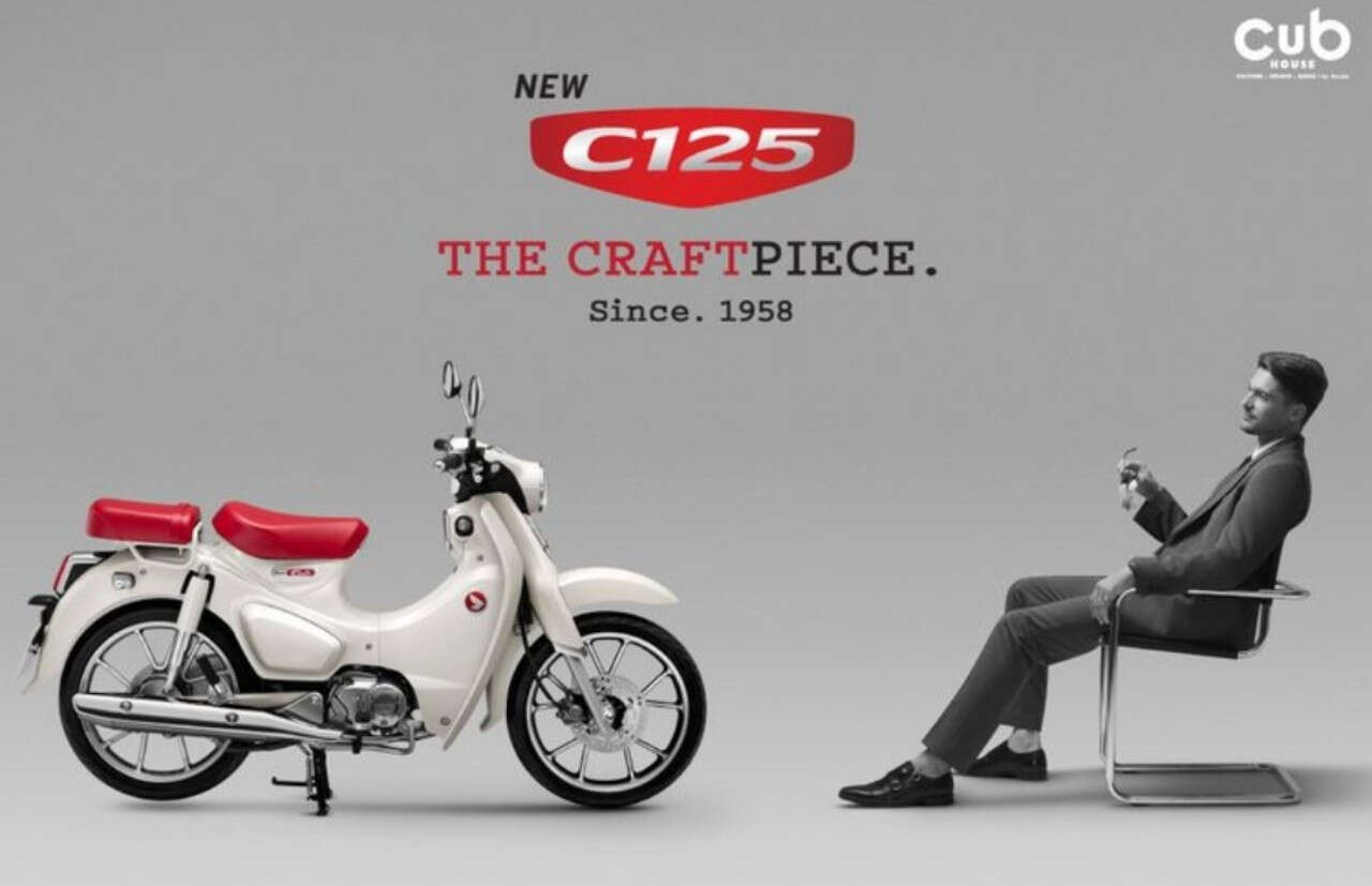 Honda Super C125 The Craftpiece Tampil Memesona dengan Gaya 50an