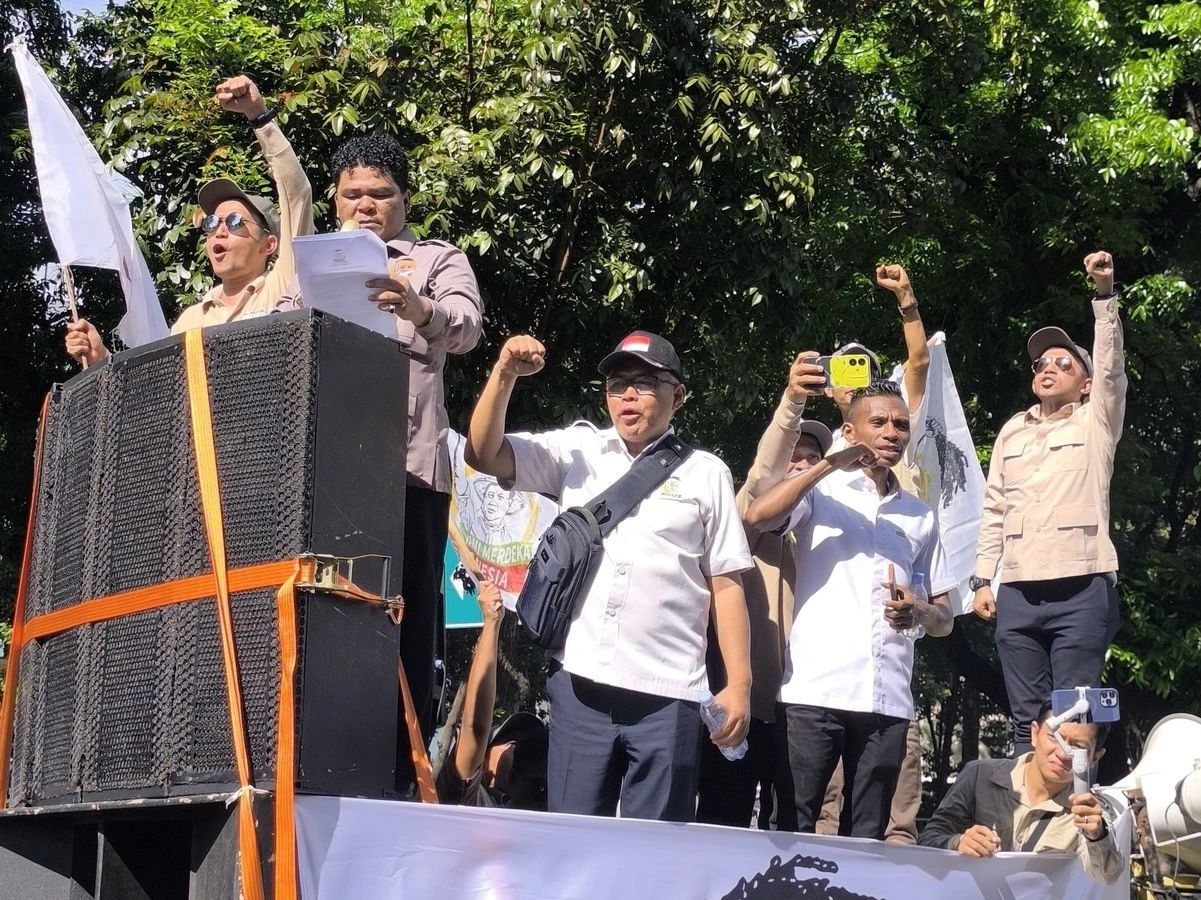 Tani Merdeka Indonesia Dukung Prabowo Sikat Mafia Tanah dalam Aksi Damai Depan Istana