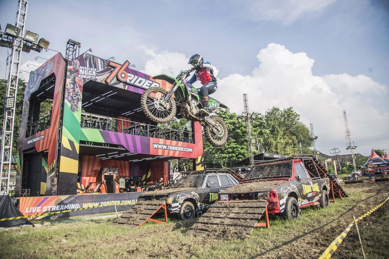 M. Zidane Rajai Putaran Perdana Trial Game Dirt 2025 di Semarang