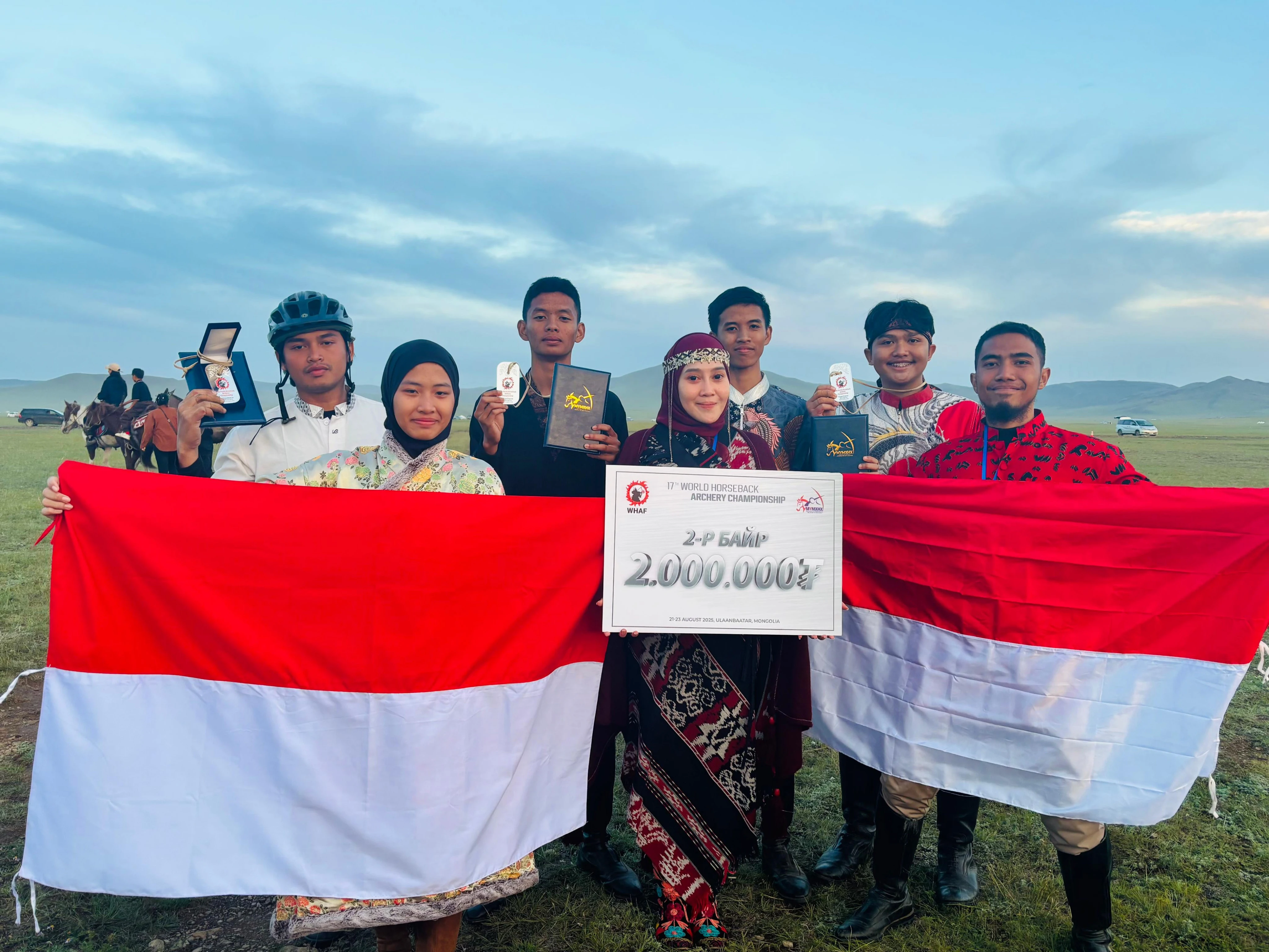 Tim Indonesia Kembali Torehkan Prestasi di Kejuaraan Panahan Berkuda Internasional