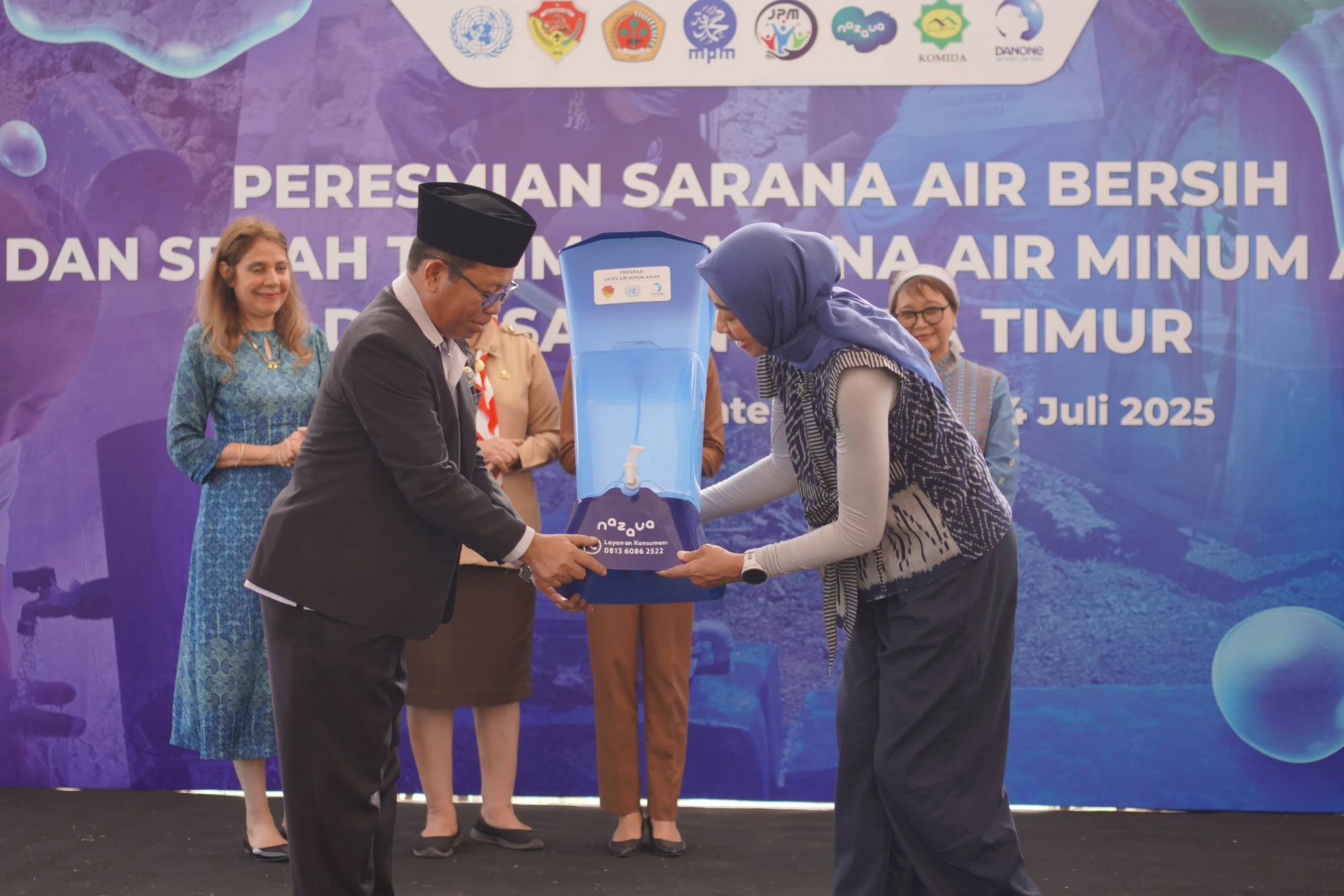 Danone Indonesia Resmikan Sarana Air Bersih dan Minum Aman di NTT