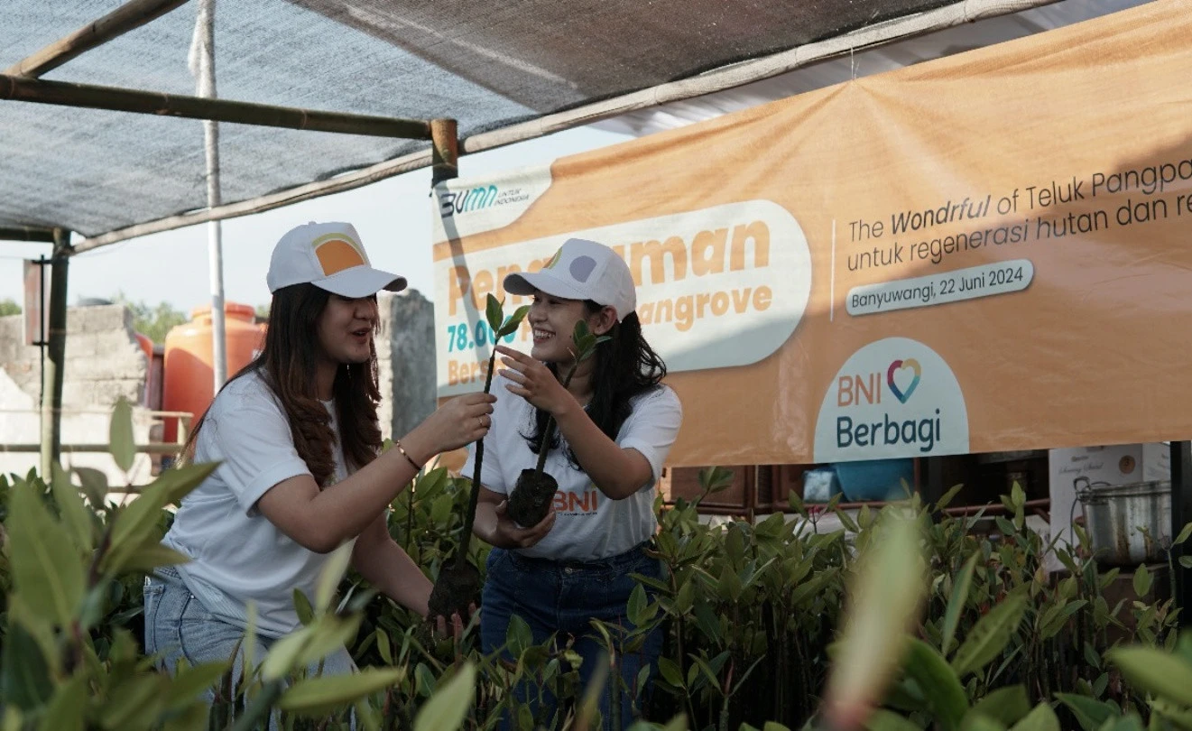 Dorong Ekonomi Warga Banyuwangi, BNI GoGreen Menjaga Konservasi Mangrove