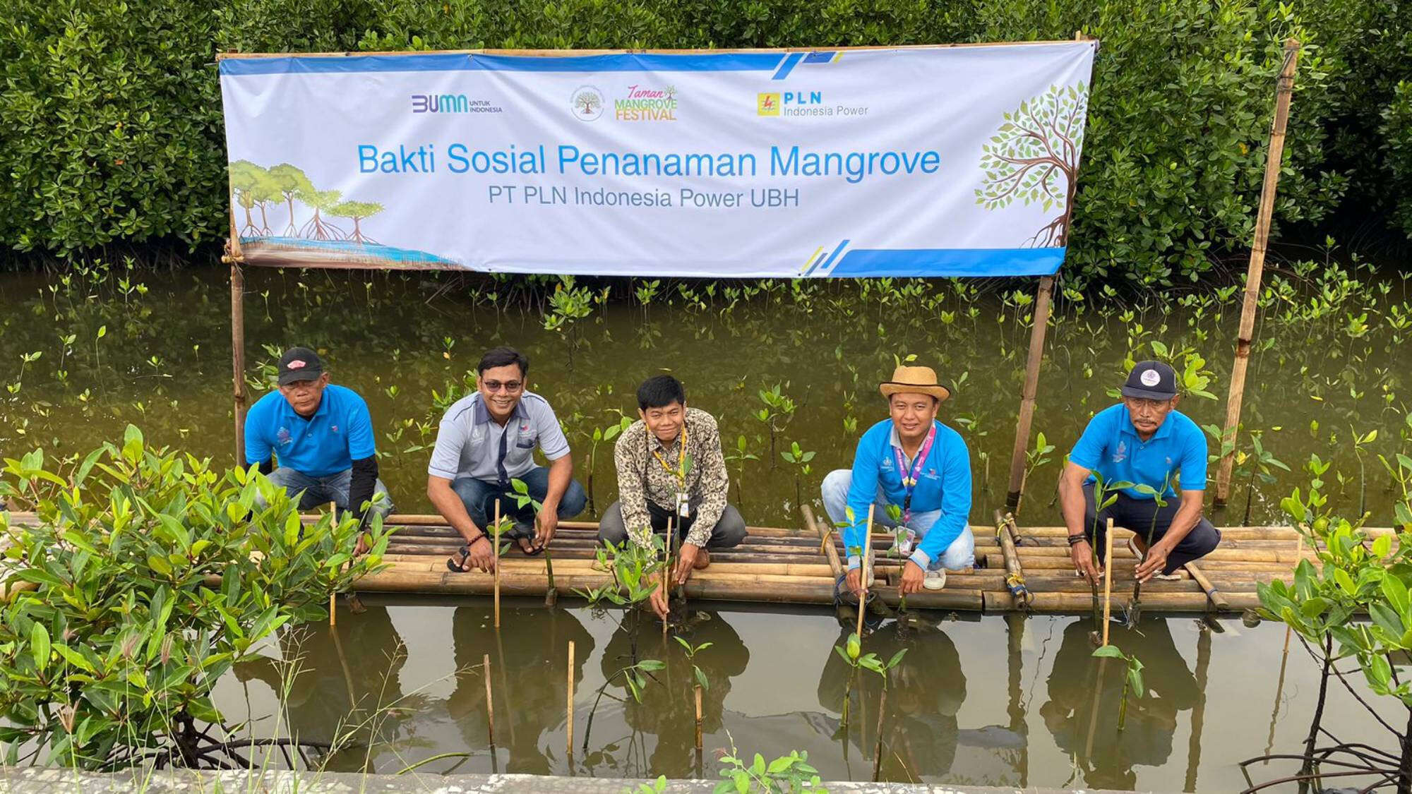 PLN Indonesia Power Dukung Taman Mangrove Festival 2024 di Ketapang Urban Aquaculture