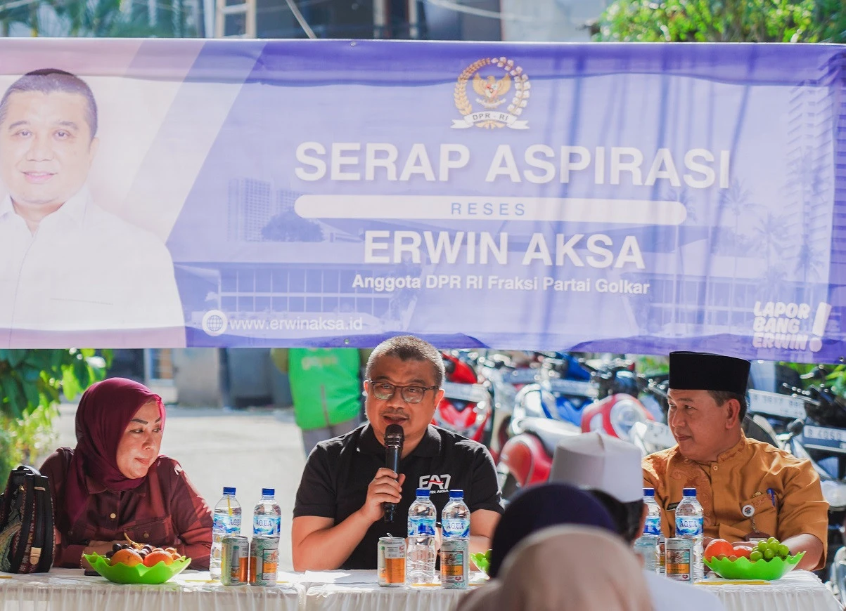 Erwin Aksa Berjanji Perjuangkan Aspirasi Warga Kapuk di DPR