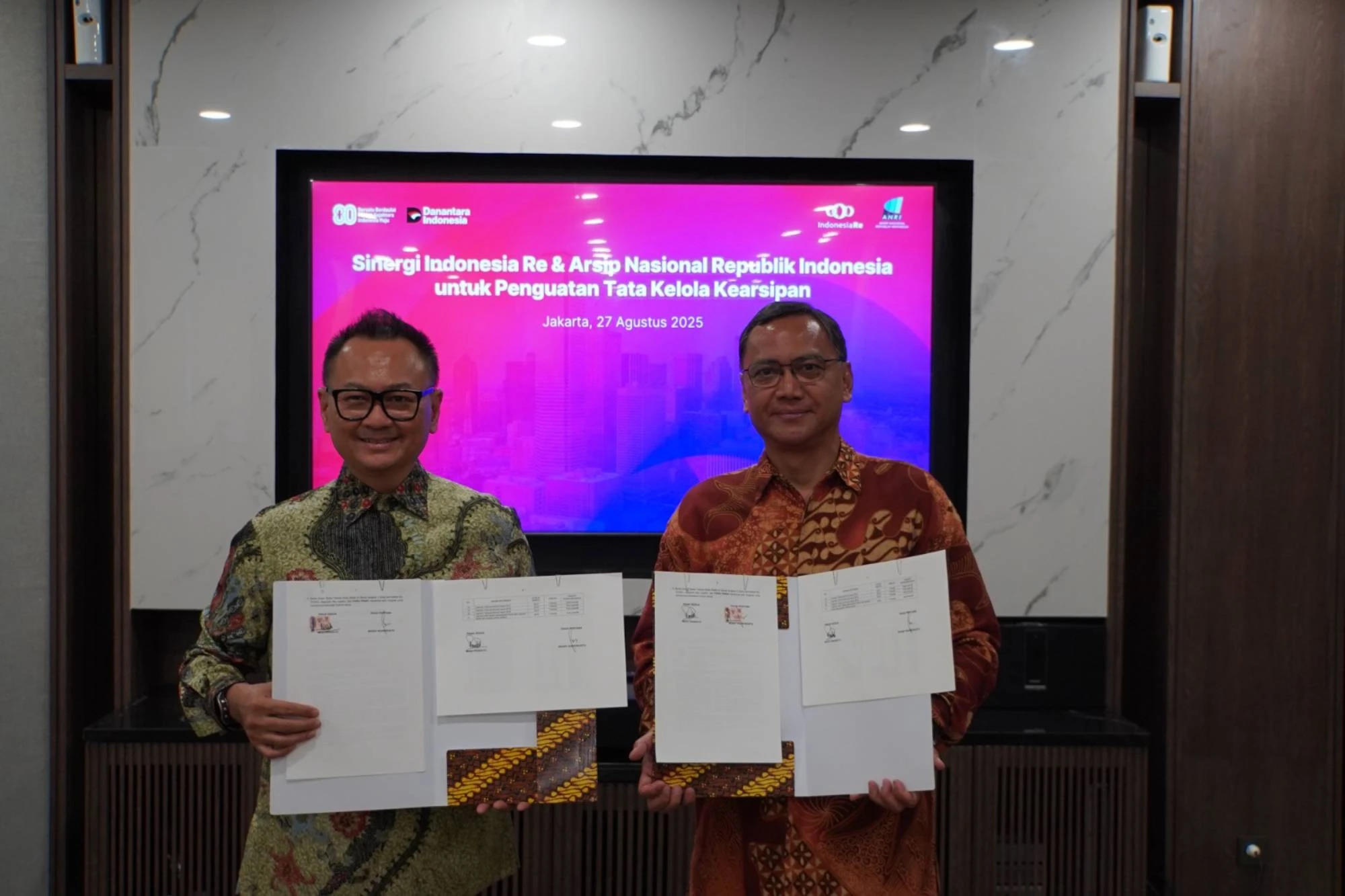 Indonesia Re dan ANRI Perkuat Tata Kelola Kearsipan untuk Good Corporate Governance