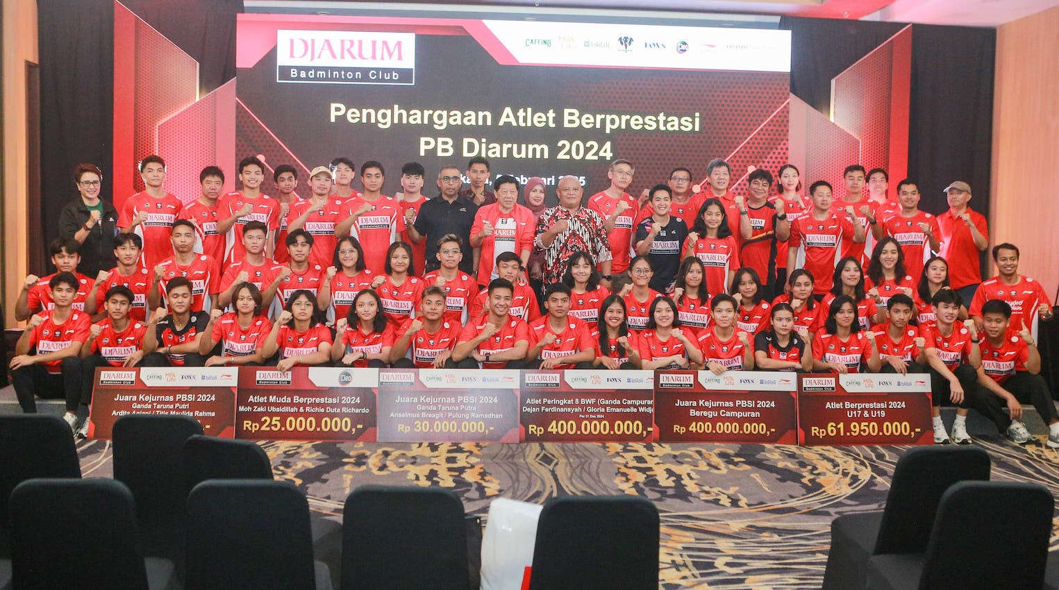 Atlet-Atlet PB Djarum yang Torehkan Prestasi Sepanjang 2024 Diganjar Penghargaan