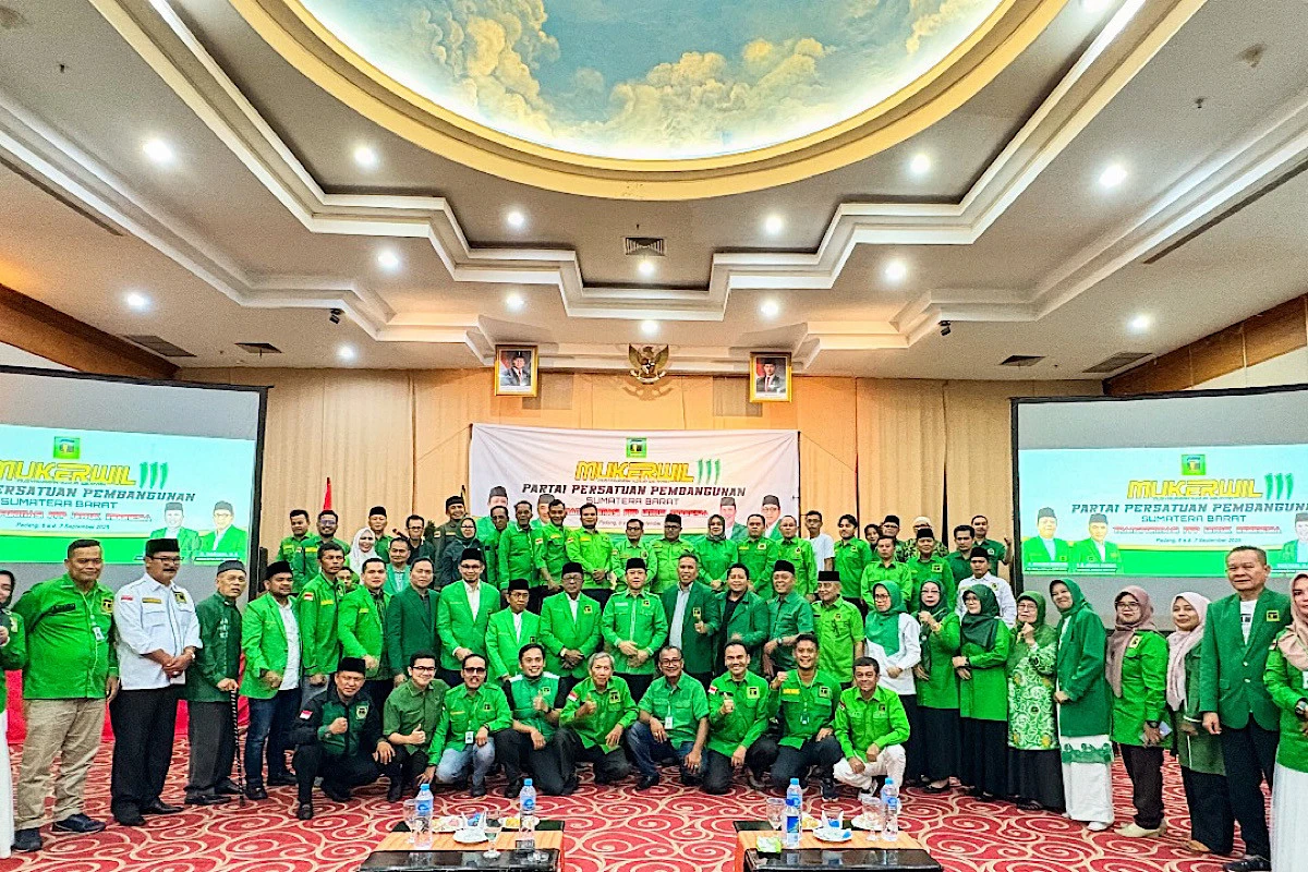 Mukerwil PPP Sumbar Hasilkan Rekomendasi Dukungan Mardiono Jadi Ketum 2025-2030
