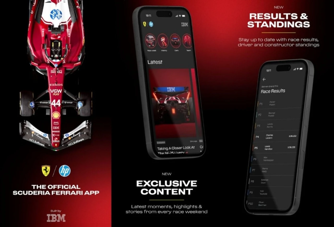 Scuderia Ferrari Gandeng IBM Rilis Aplikasi Mobile Terbaru Demi Memanjakan Tifosi