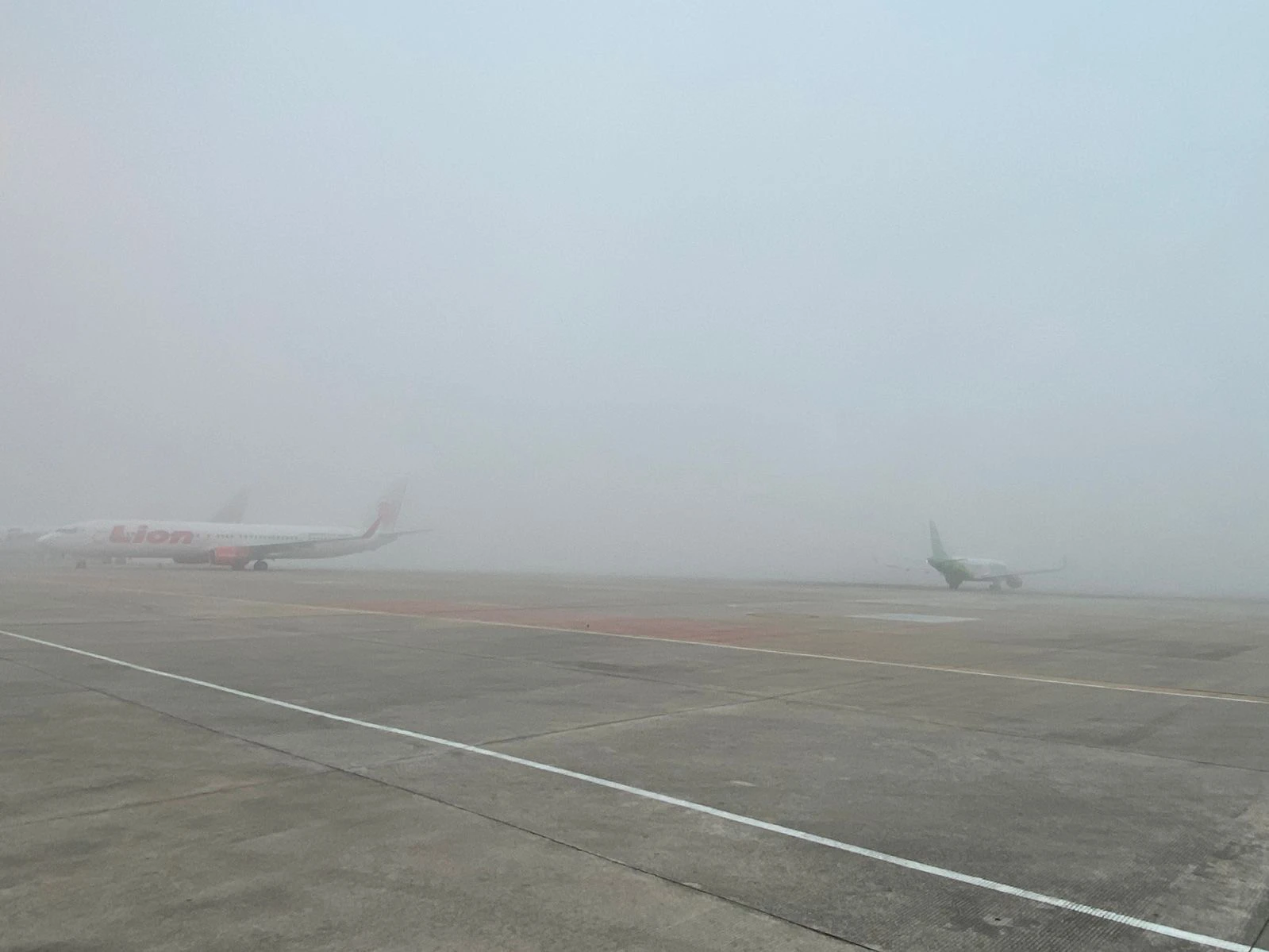 Jarak Pandang Terbatas akibat Kabut Tebal, 3 Penerbangan di Bandara SSK II Pekanbaru Delay