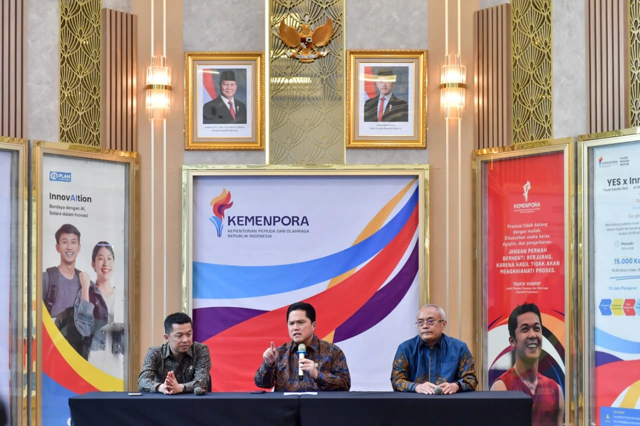 Cetak Atlet Juara Dunia, Menpora Erick Thohir Kebut Hadirkan Pusat Latihan Timnas Indonesia