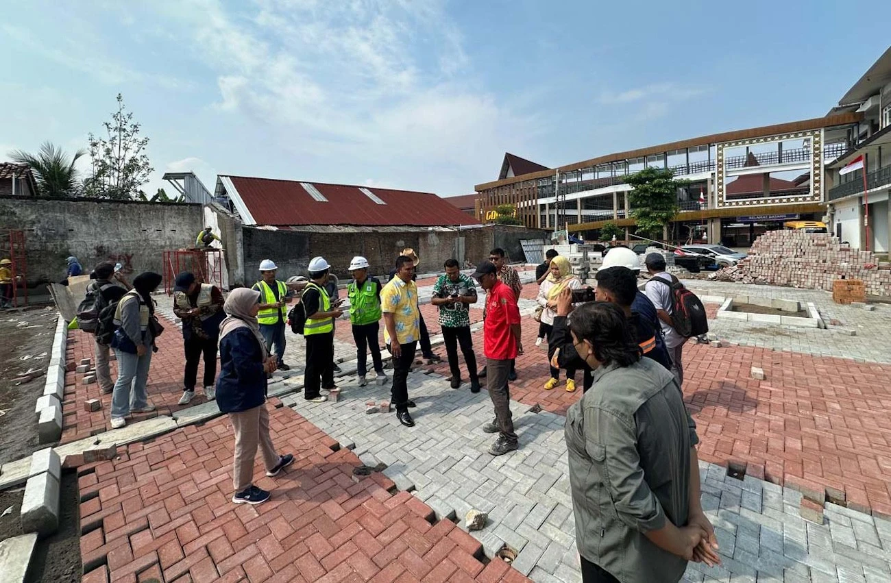 Proses 95%, Parkir Pasar Godean Siap Operasi Awal Oktober