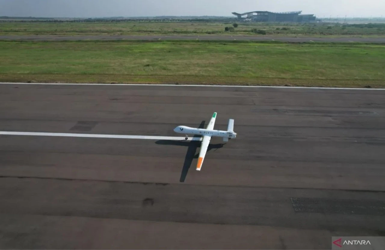 Drone Elang Hitam Besutan Dirgantara Indonesia Lakukan Uji Terbang