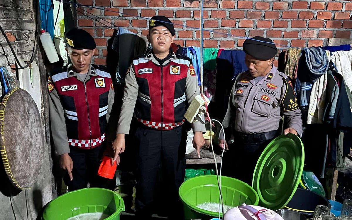 Menjelang Ramadan, Polisi Gerebek Warung Tuak dan Manisan di Musi Rawas, Ini Hasilnya