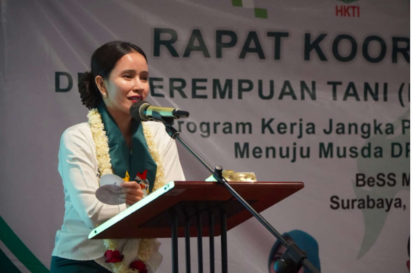 Hadiri Rakorda Perempuan Tani HKTI Jatim, Begini Pesan Dian Novita Susanto