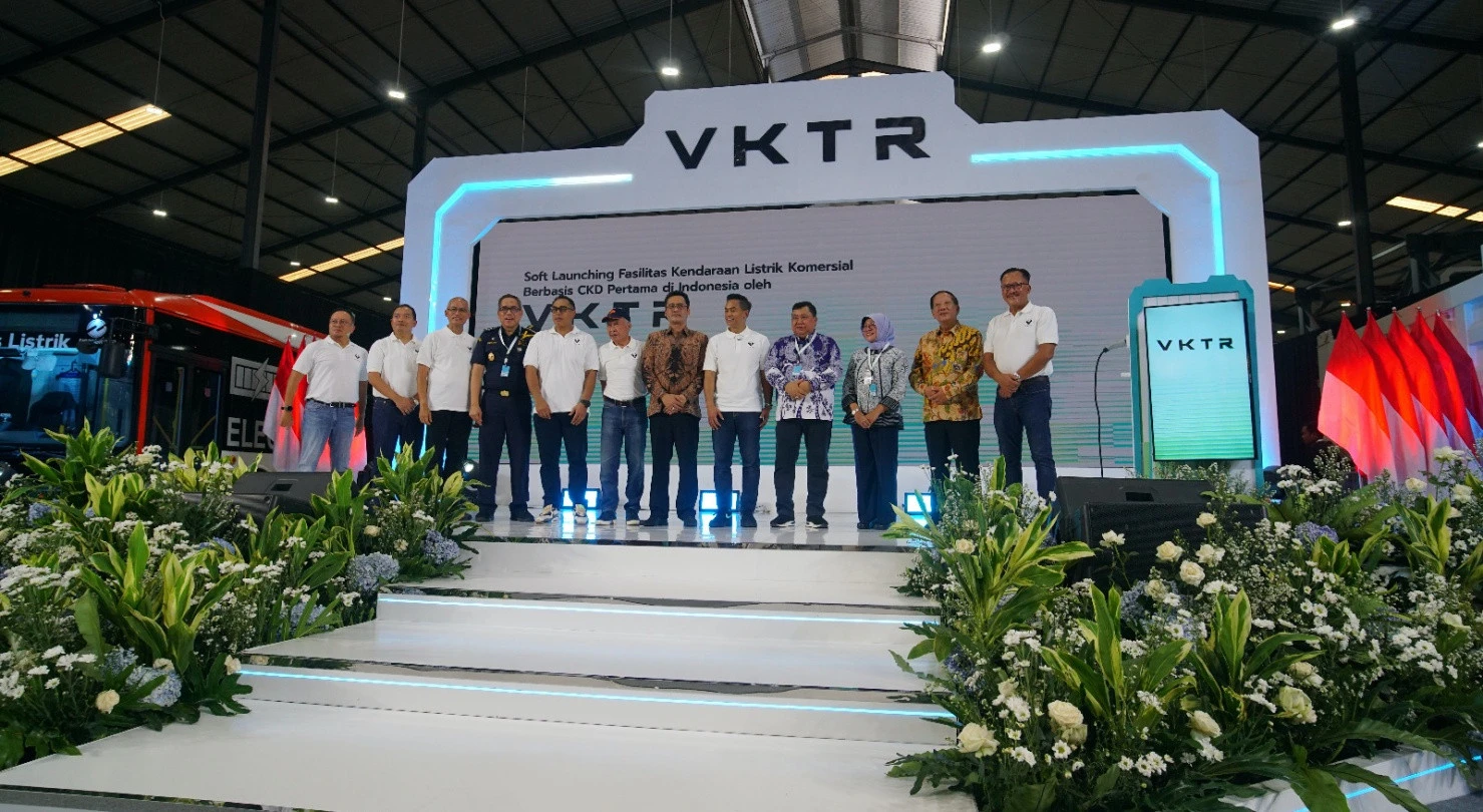 VKTR Soft Launching Fasilitas Perakitan Kendaraan Listrik Komersial Berbasis CKD