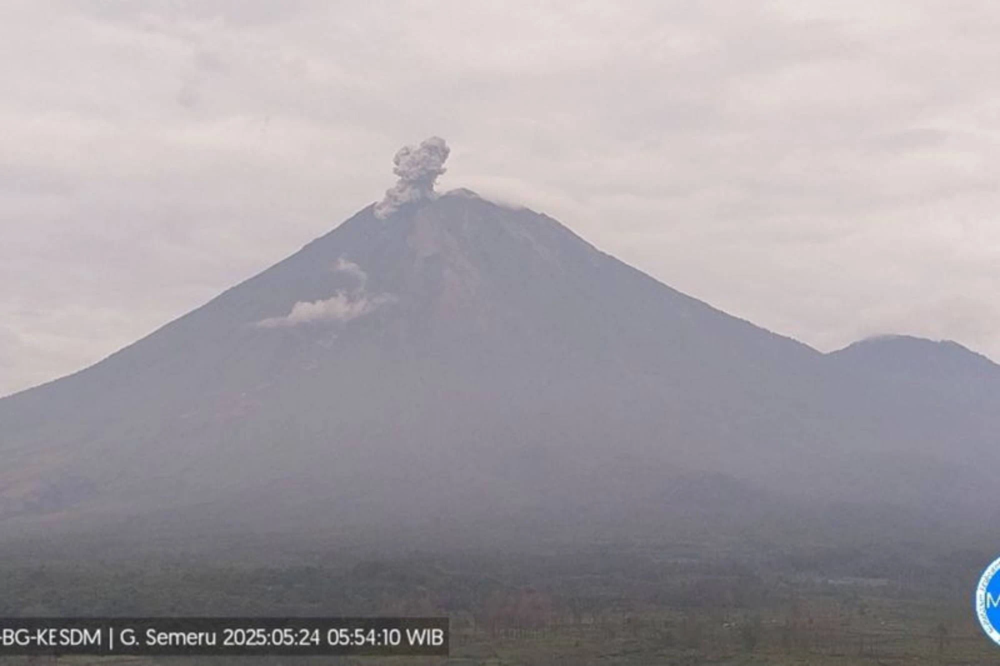 Gunung Semeru Meletus Pagi Ini
