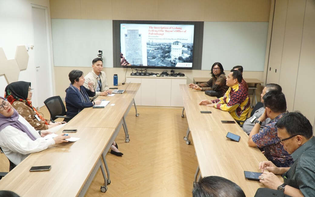 Dorong Kantor Ledeng jadi Destinasi Wisata Kelas Dunia, Pj Wali Kota Palembang Menyambangi UNESCO