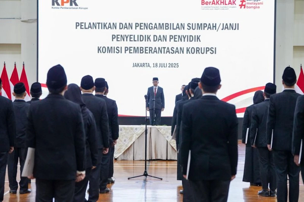 Memperkuat Penindakan, KPK Melantik 9 Penyelidik & 31 Penyidik Baru