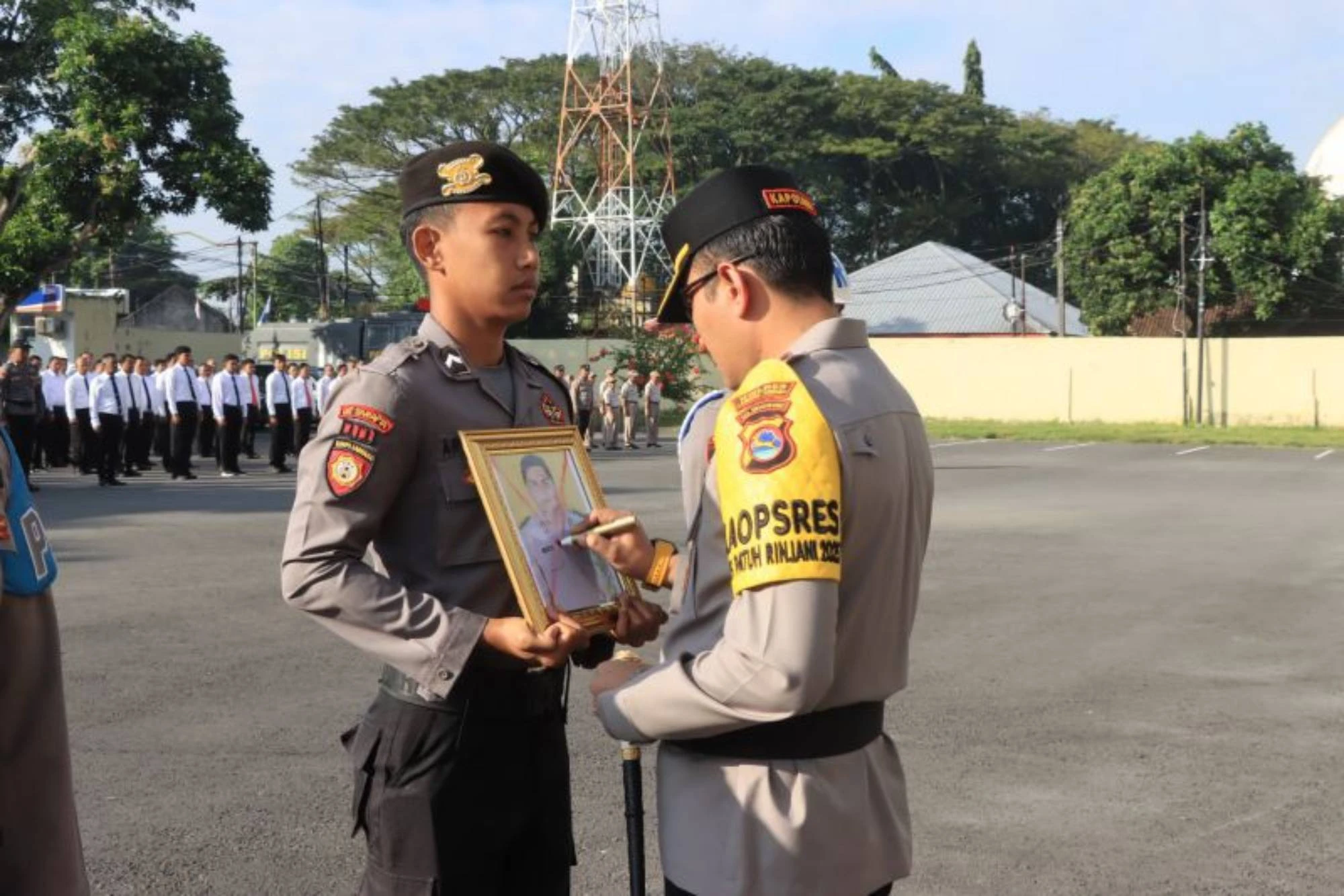 Pengumuman, Oknum Polisi Bripka IS Dipecat AKBP Eko Yusmiarto